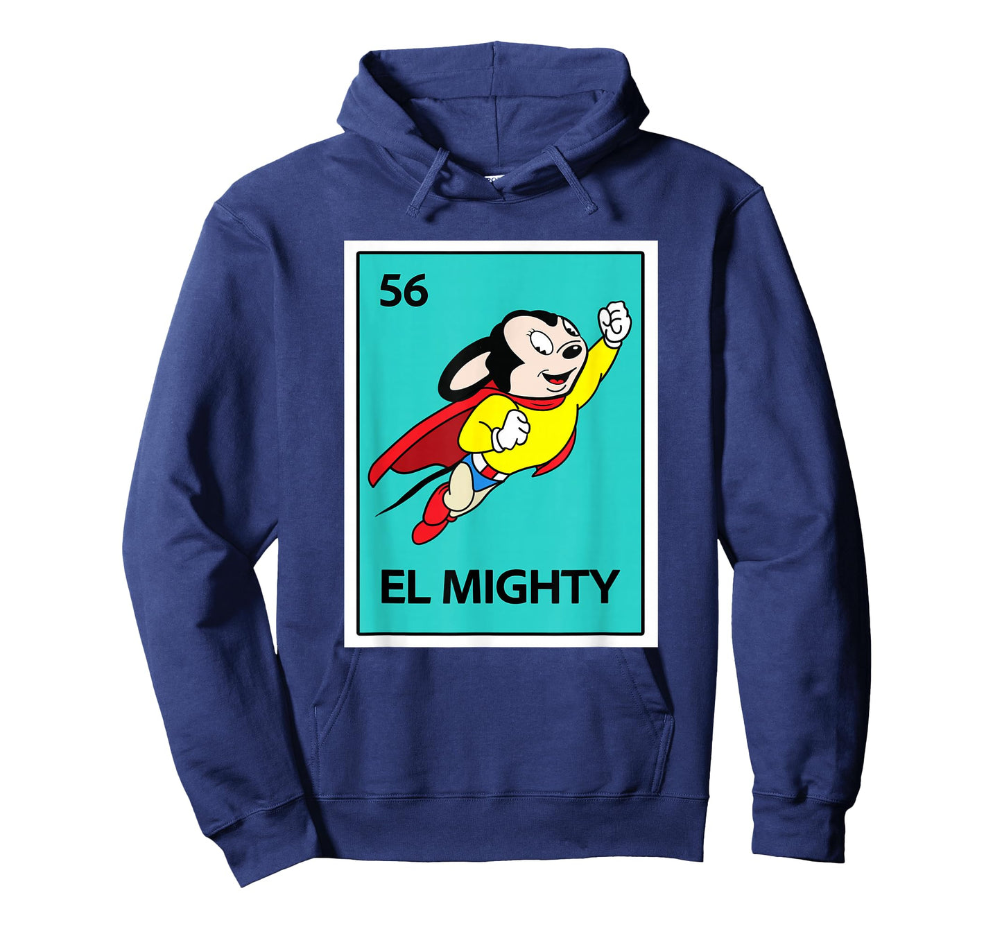 Mexican Lottery Designs El Mighty, The Mouse, Superhero T-Shirt