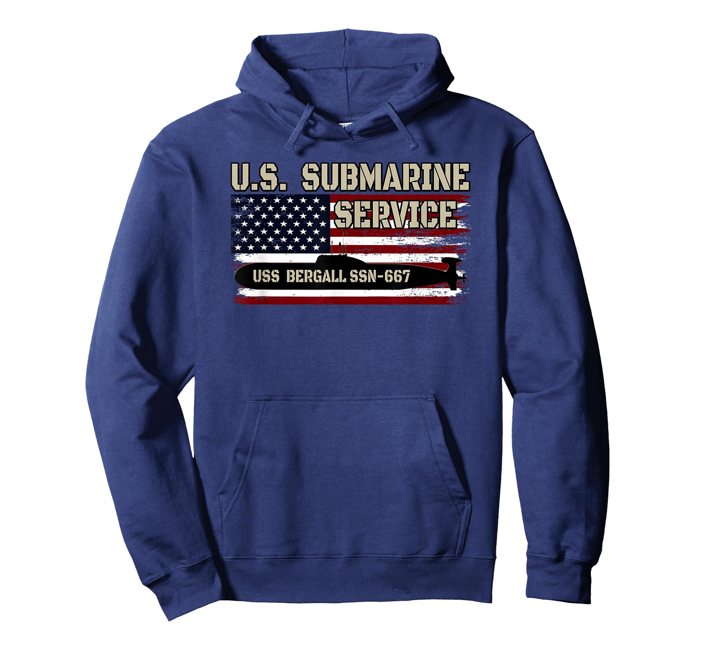 USS Bergall SSN-667 Submarine Veterans Day Father's Day T-Shirt