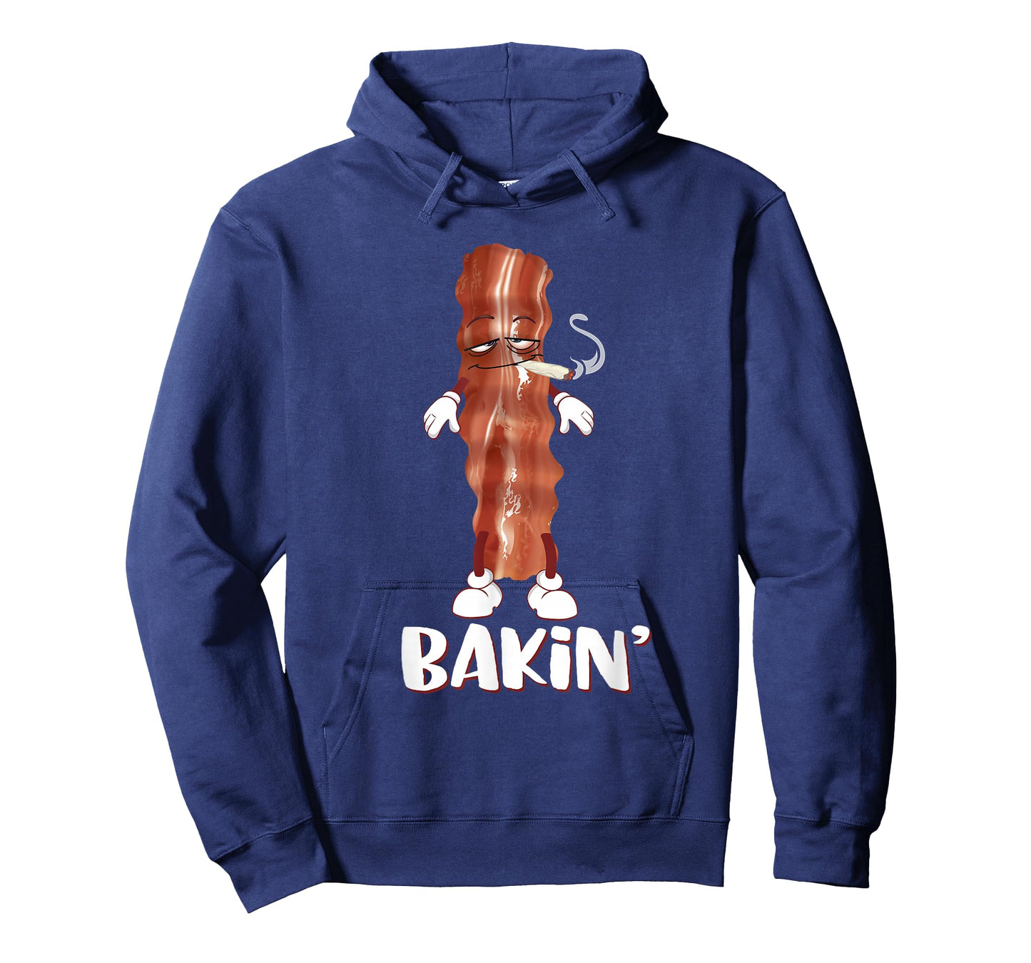 Bakin' Bacon Funny 420 Marijuana Smoke Weed Pot T Shirt T-Shirt