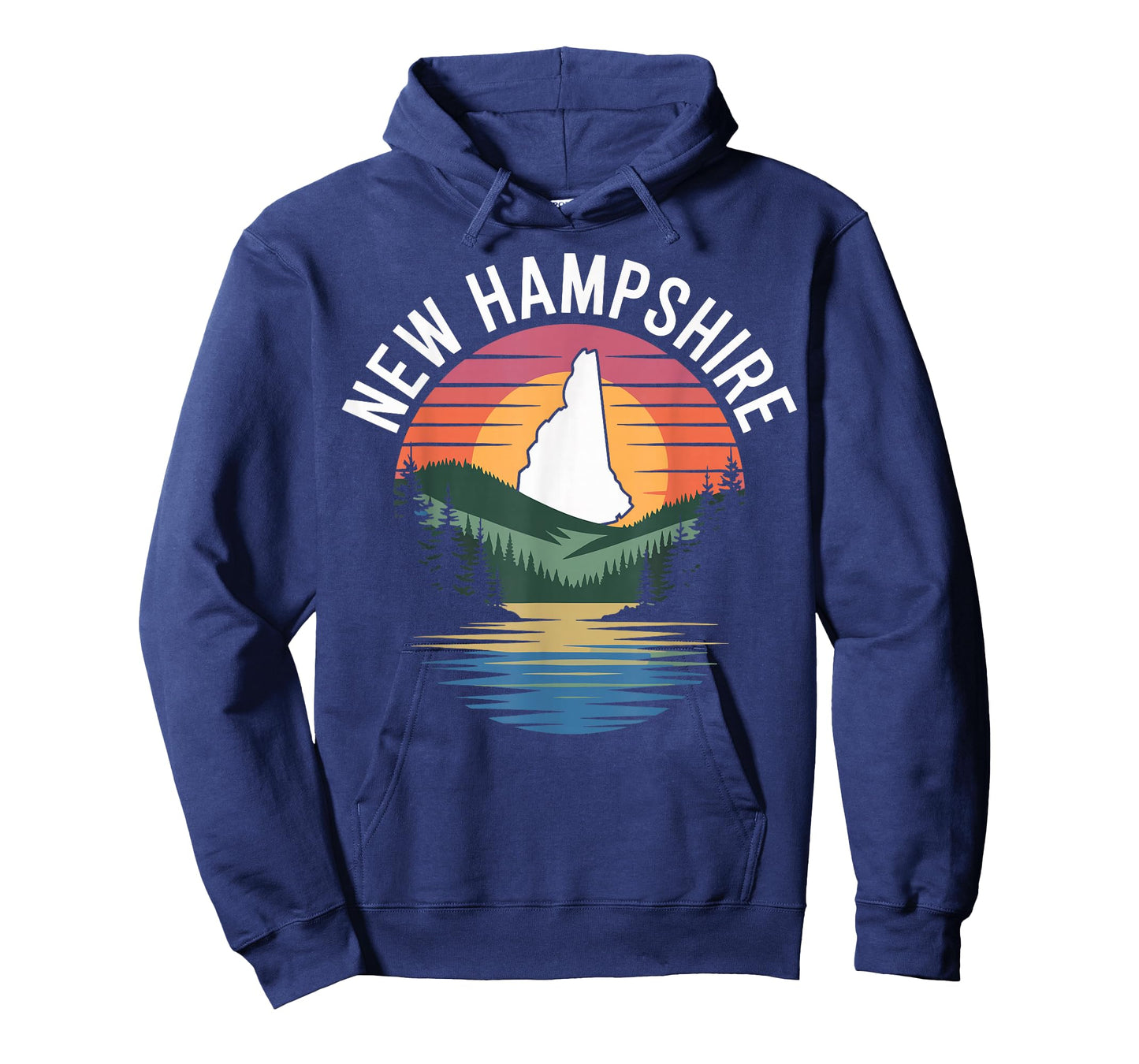 New Hampshire lake sunset pine forest hills T-Shirt