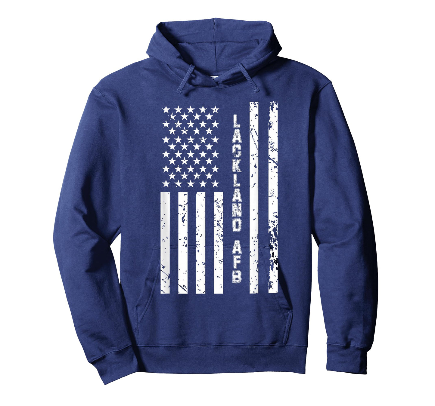 Lackland AFB United States Distressed US Flag T-Shirt