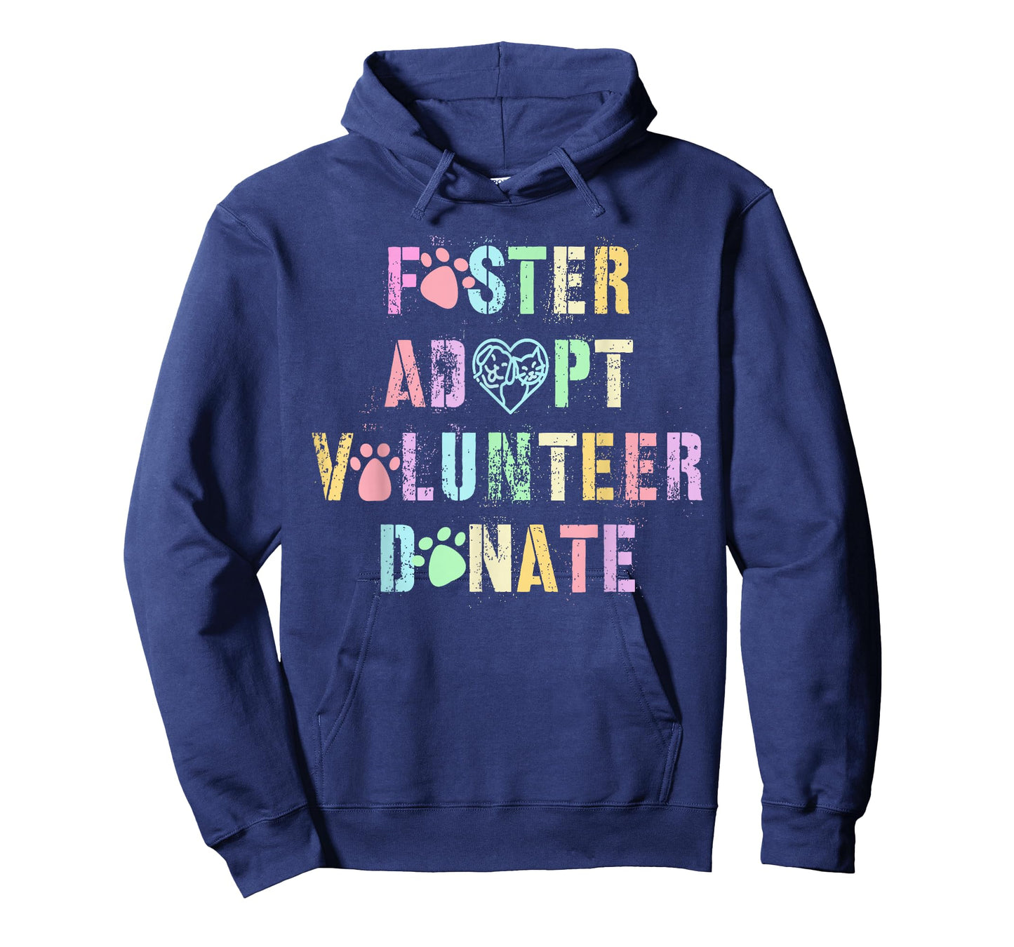 Vintage FOSTER ADOPT VOLUNTEER DONATE Dogs Animal Shelter T-Shirt