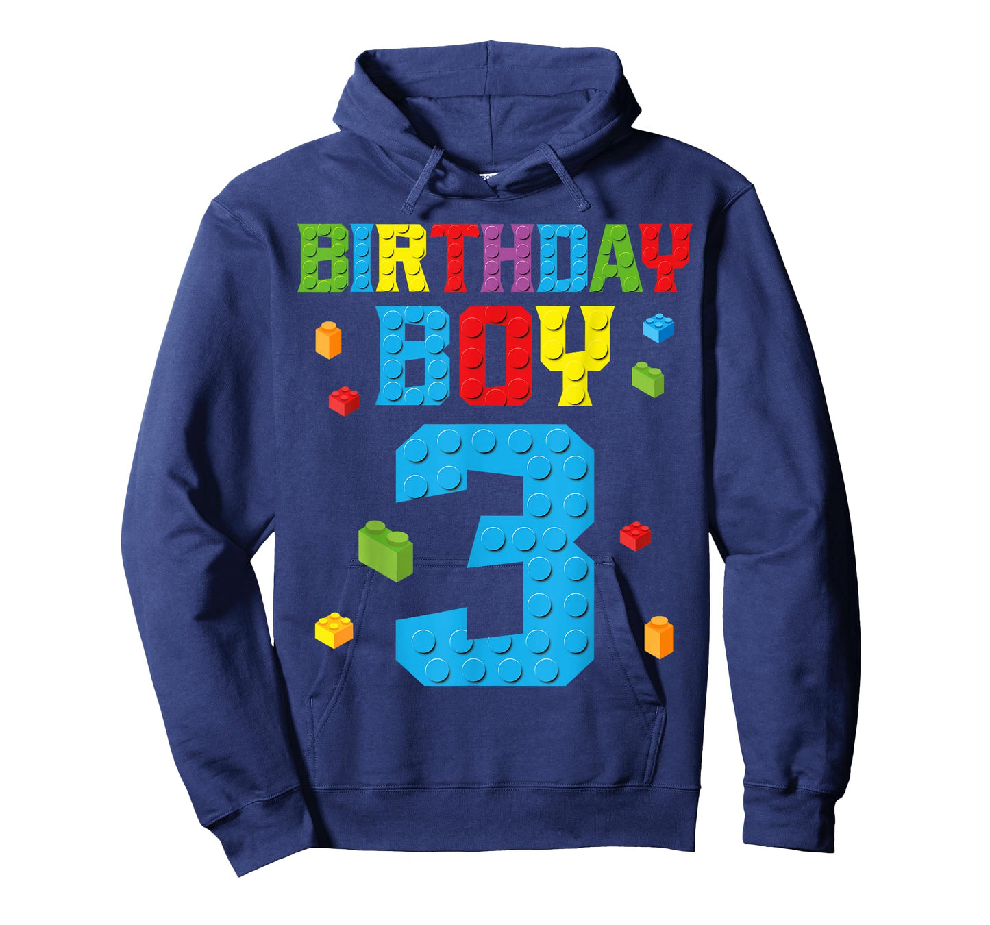 Master Builder 3rd Birthday Boy 3 Three Year Building Bricks T-Shirt