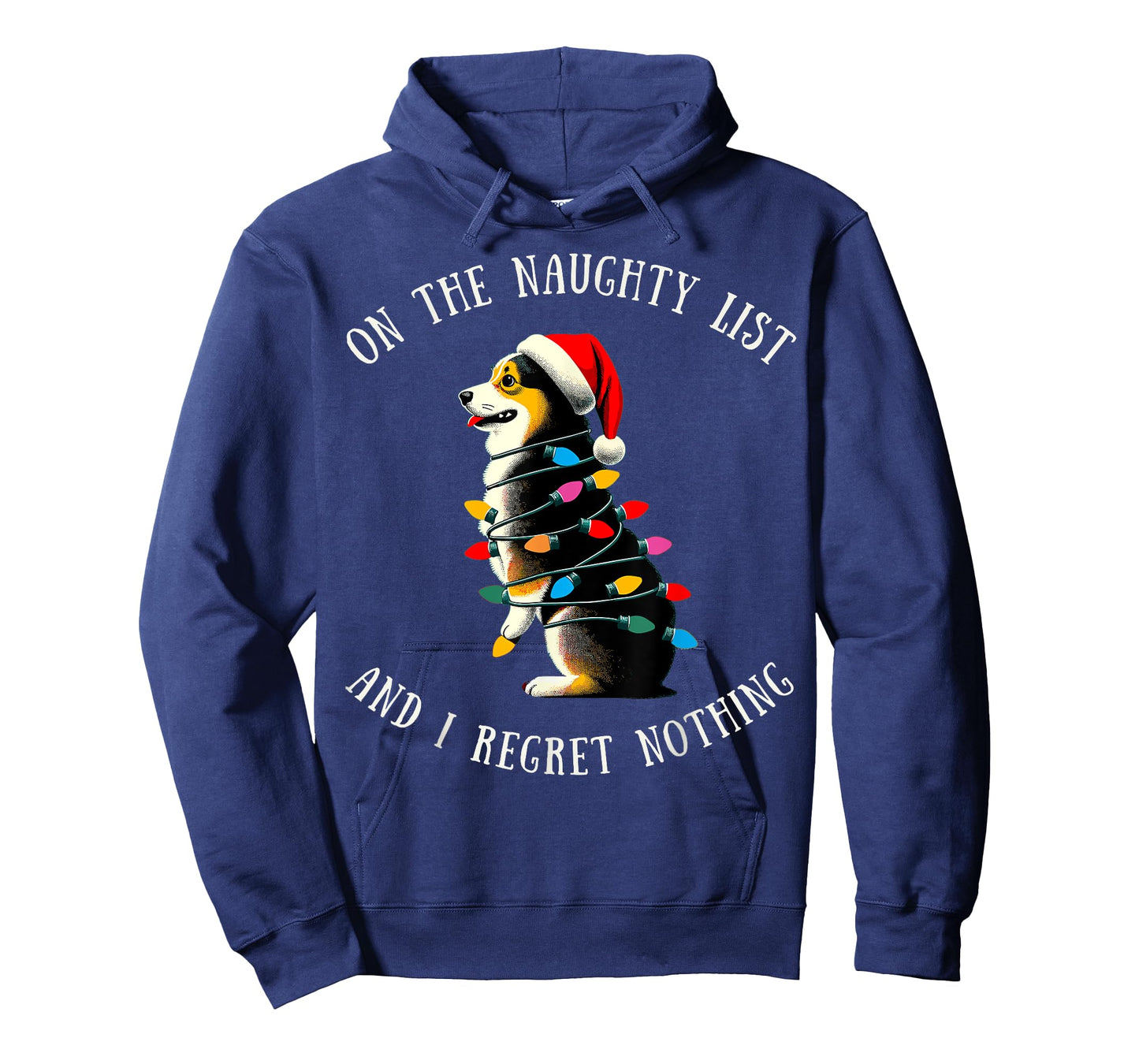 On The Naughty List And I Regret Nothing Corgi Dad T-Shirt