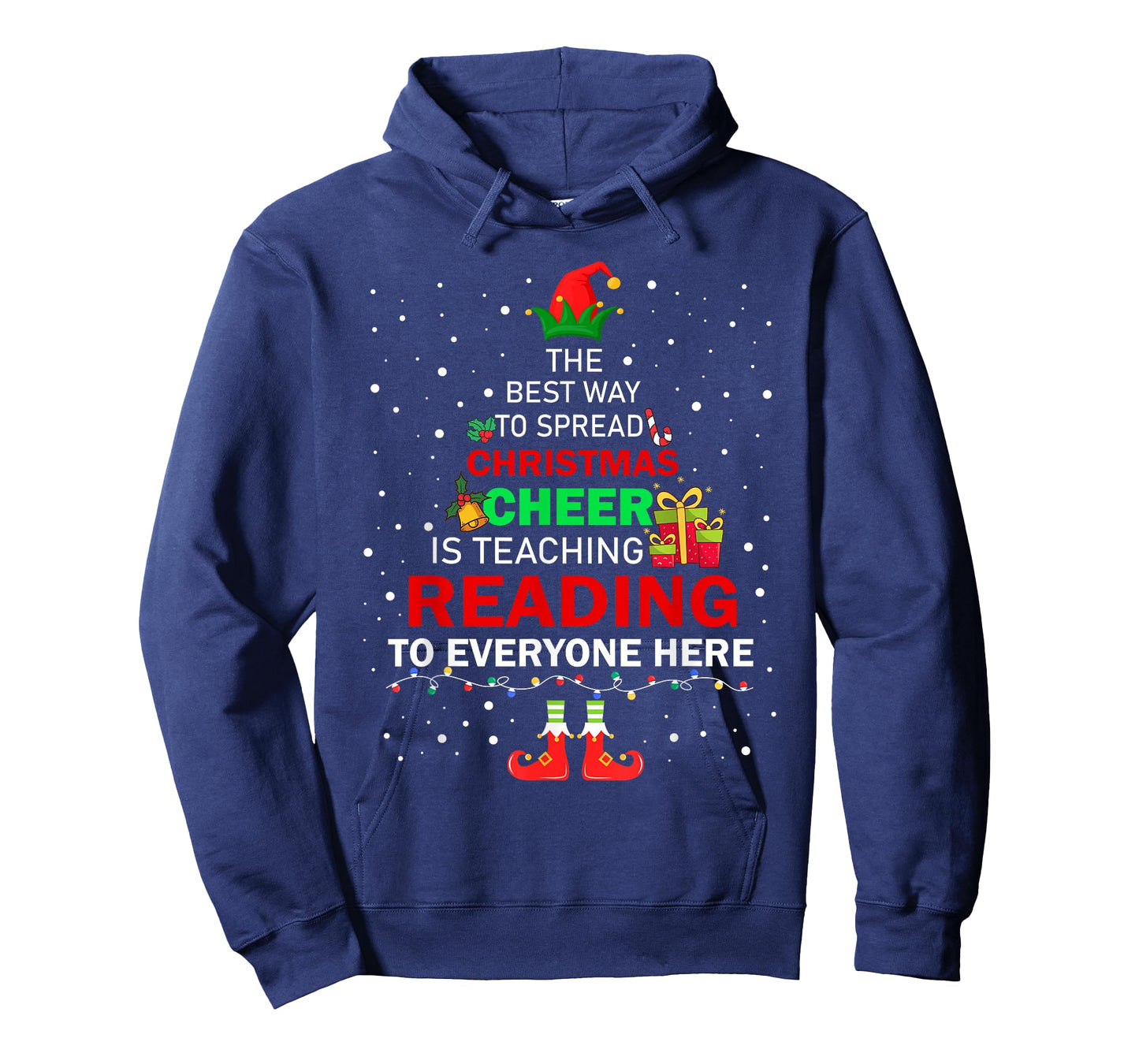 The Best Way To Spread Christmas Cheer Is Teaching Reading T-Shirt