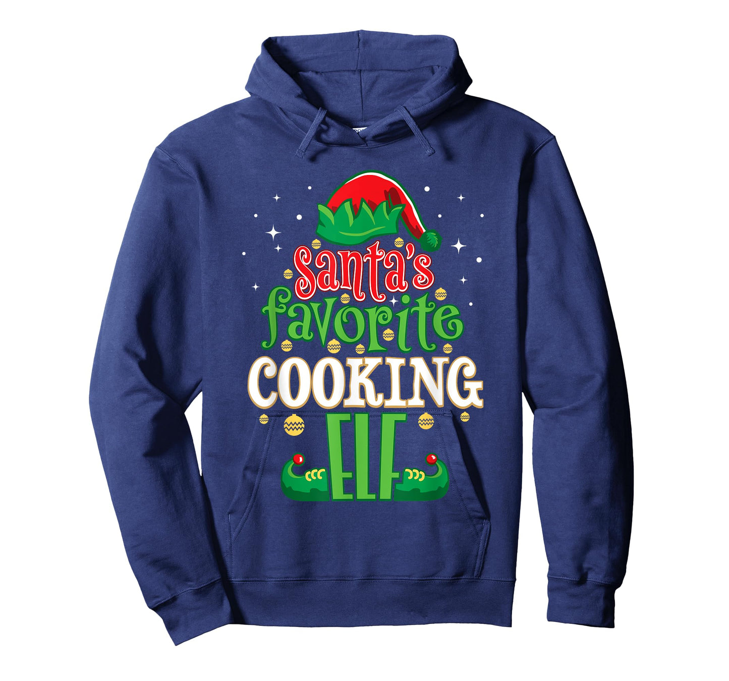 Santa's Favorite Cooking Elf Christmas Matching Cooks T-Shirt