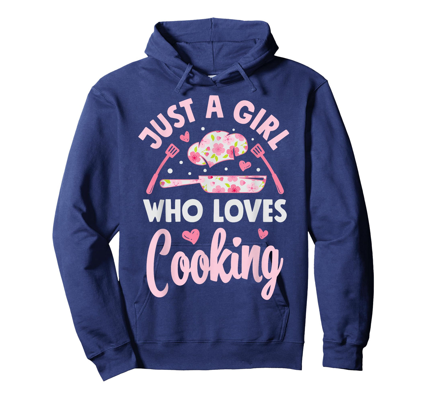 Chef Just A Girl Who Loves Cooking Flowers Cook Culinary T-Shirt