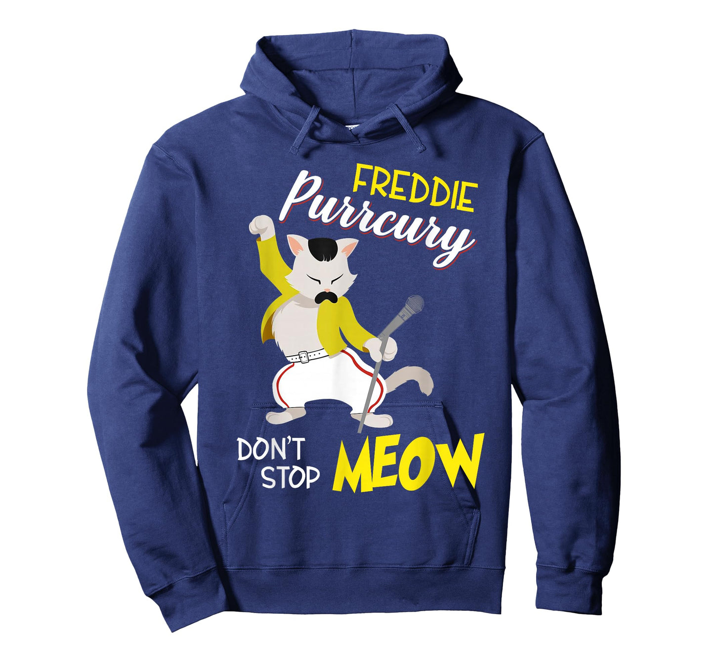 Freddie Purrcury Dont Stop Meow Kittycat Design Men Women Girls Kids T-Shirt