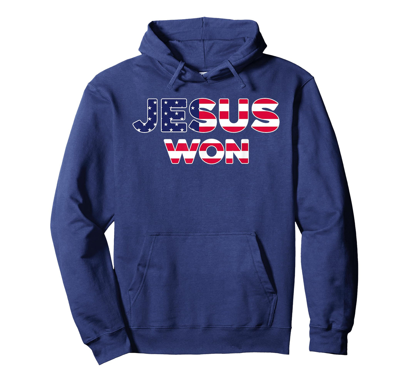 Jesus Won American Flag Christian Faith Spiritual T-Shirt