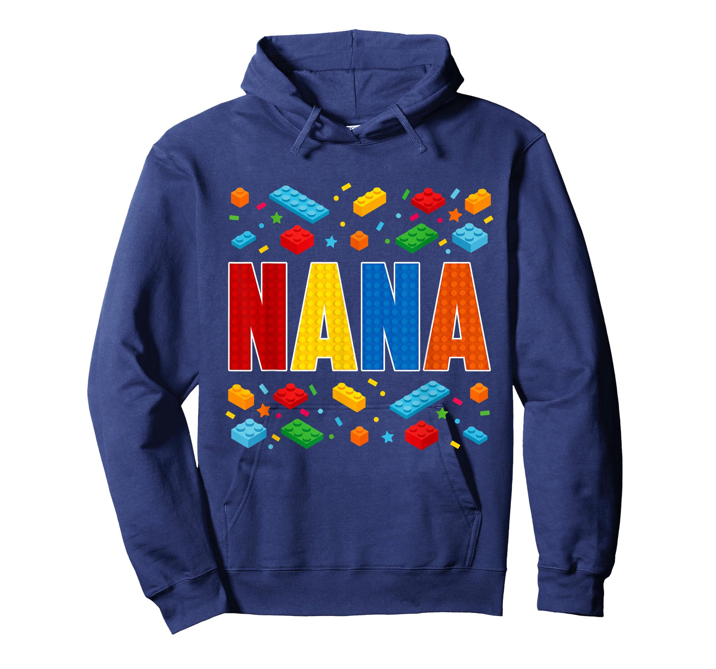 Nana - Brick Builder Block Building Grandma T-Shirt