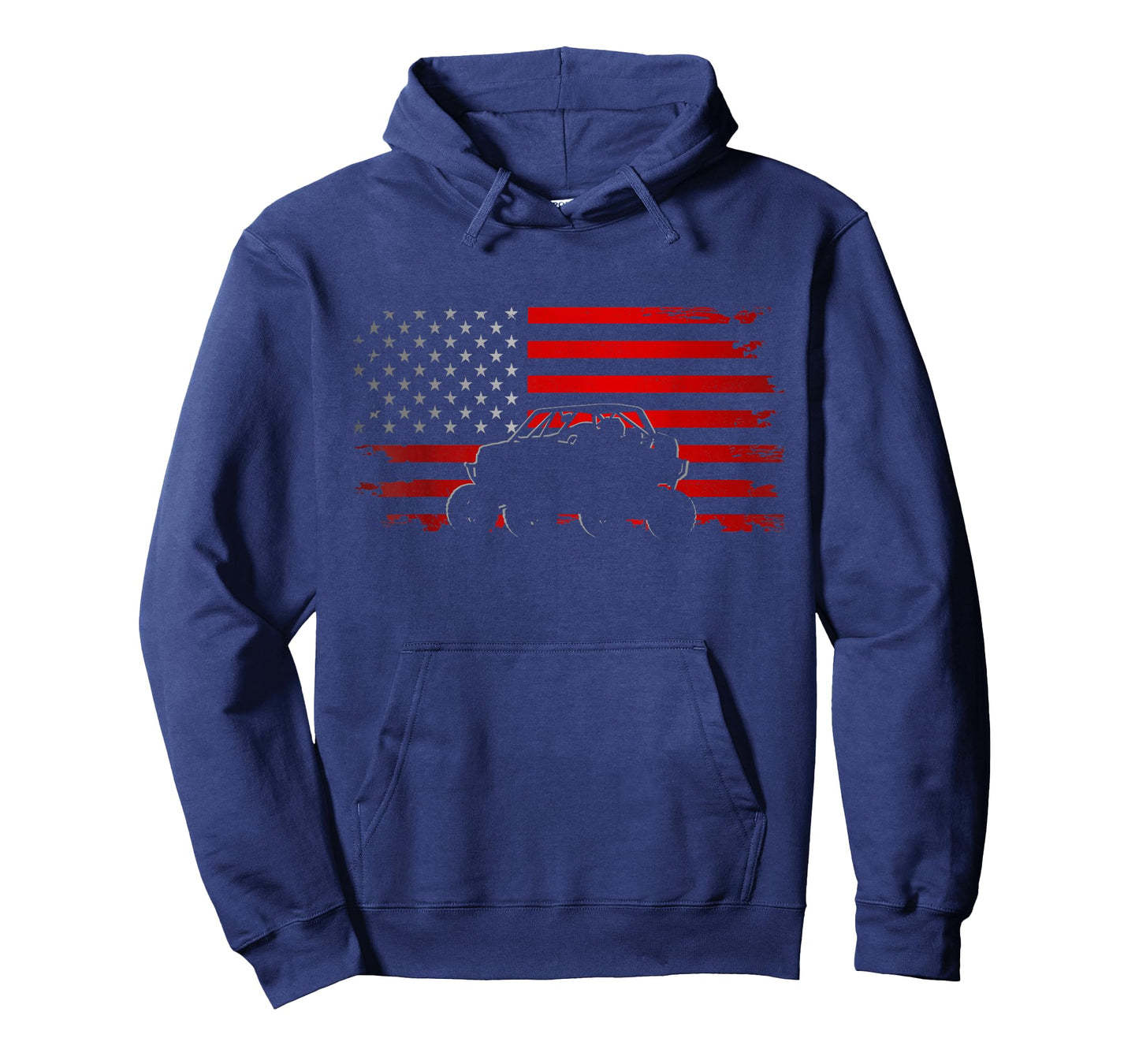 American Flag Quad ATV Apparel - Off Road ATV T-Shirt Small