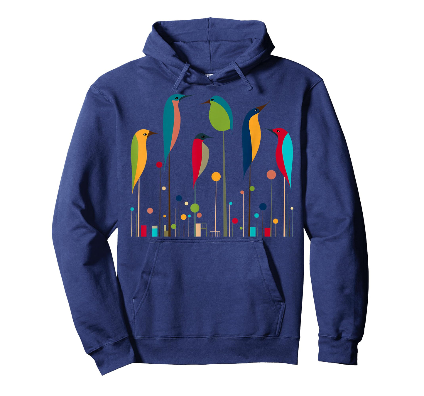 Retro Mid-Century Modern Birds 50s 60s Style T-Shirt