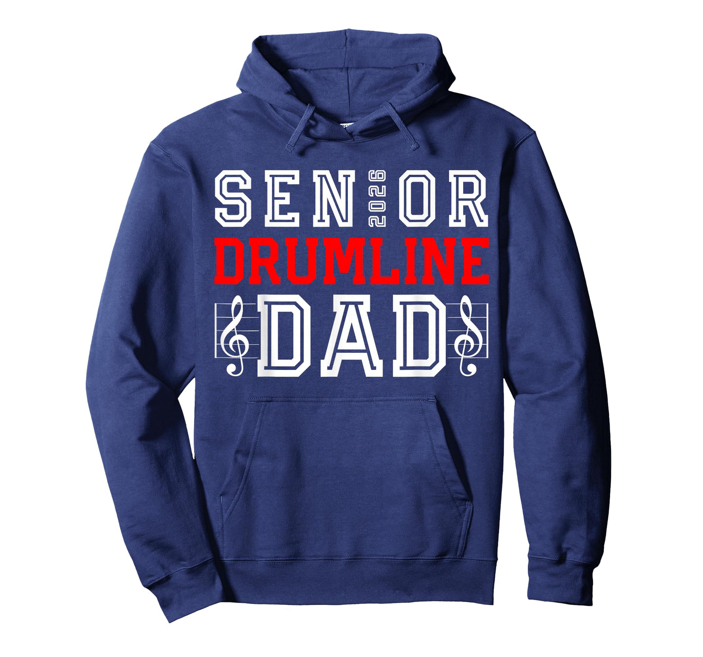 Senior Drumline Dad 2026 Class 26 Marching Band Graduation T-Shirt