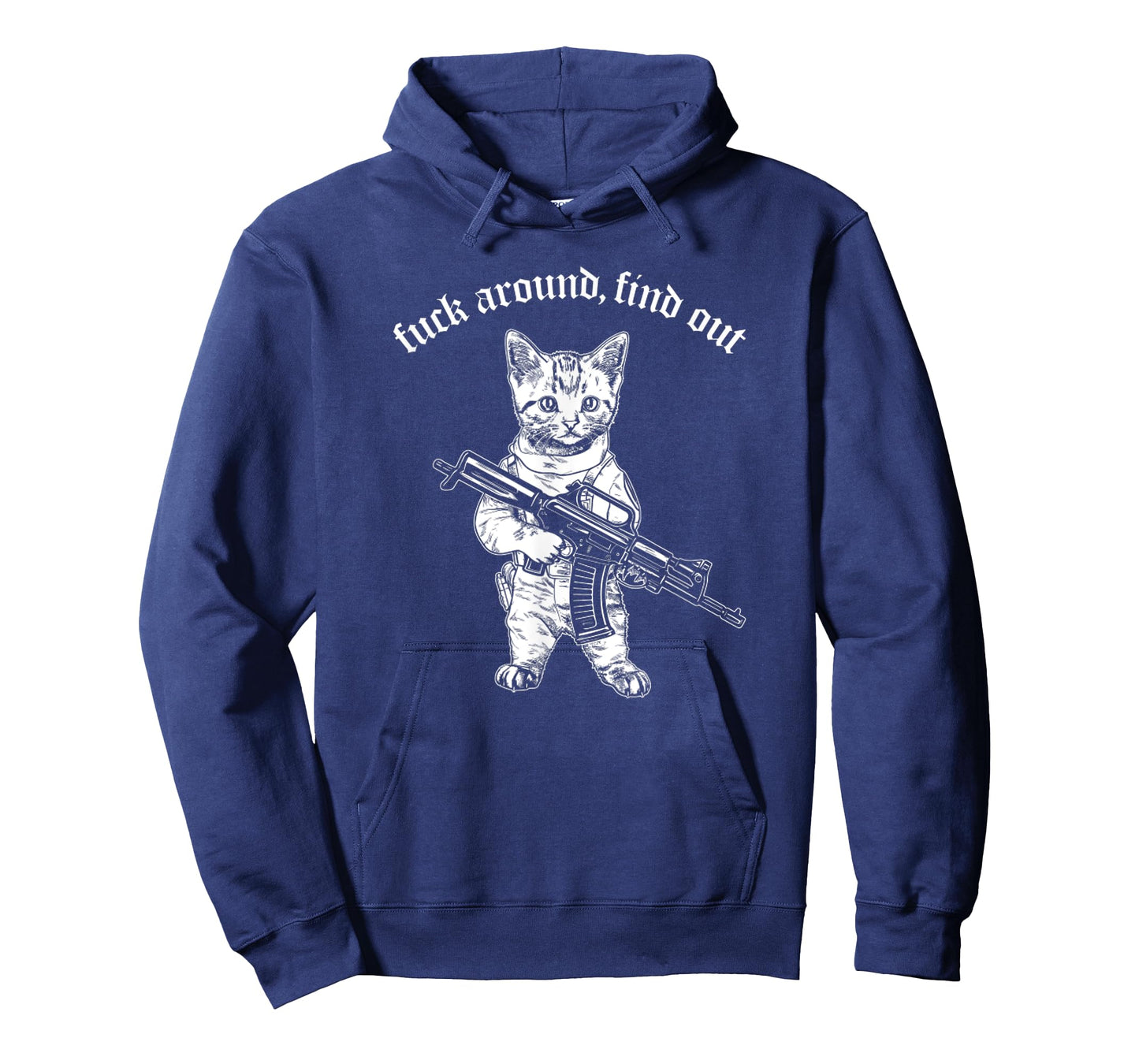 Fuck Around And Find Out Funny Meme Cat T-Shirt