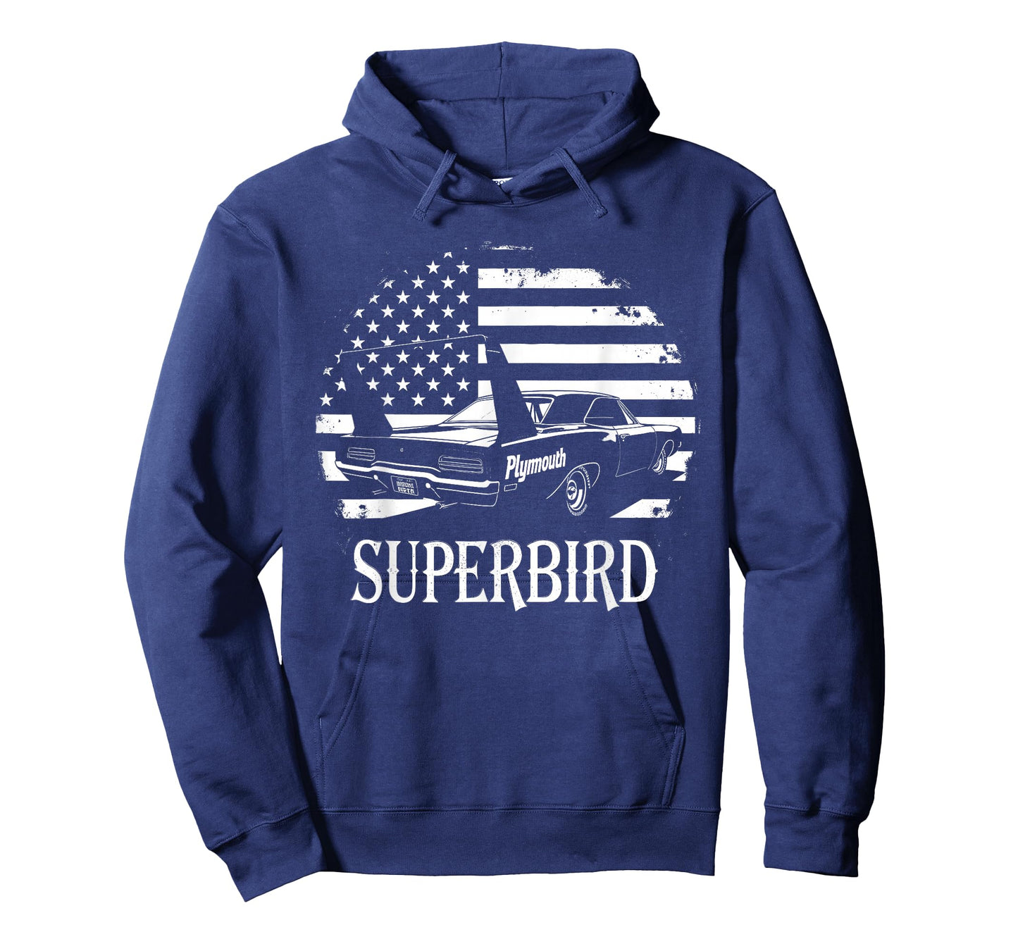 Old School Plymouth Superbird Classic car American Flag T-Shirt