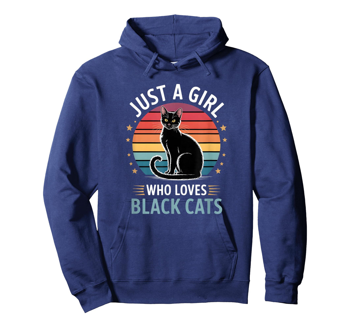 Girls Black Cat T-Shirt