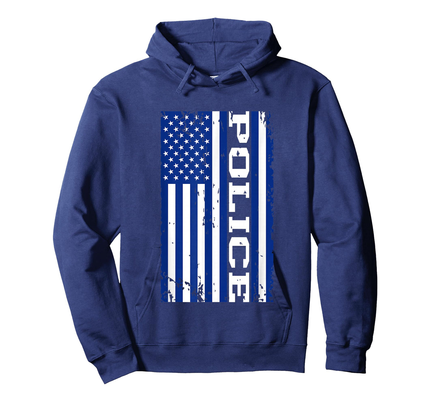 Police Officer USA American Flag T-Shirt