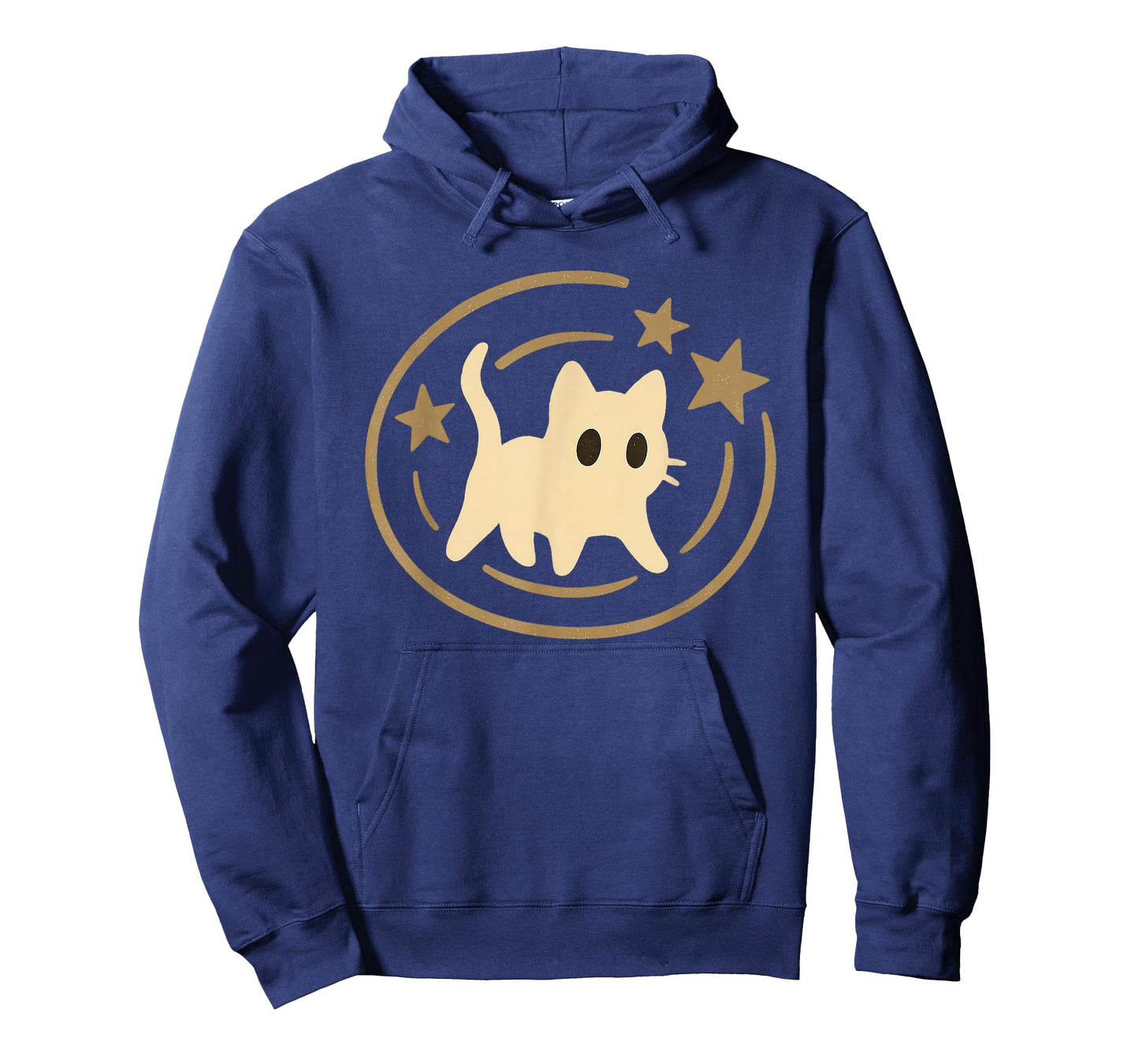 Retro 90s Y2K Scared Cat Cosmic Stars Gift for Men Women Kid T-Shirt