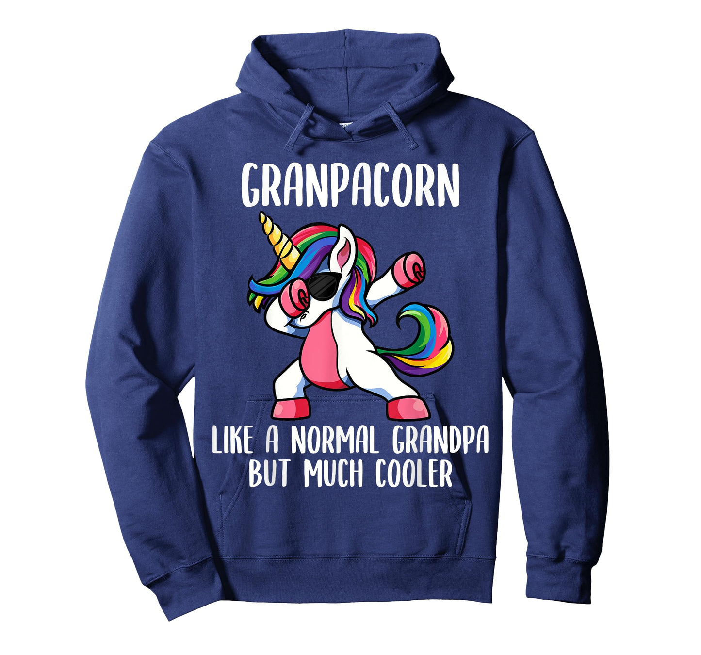 Unicorn Grandpa Girl Birthday Party Apparel GrandpaCorn Cute T-Shirt