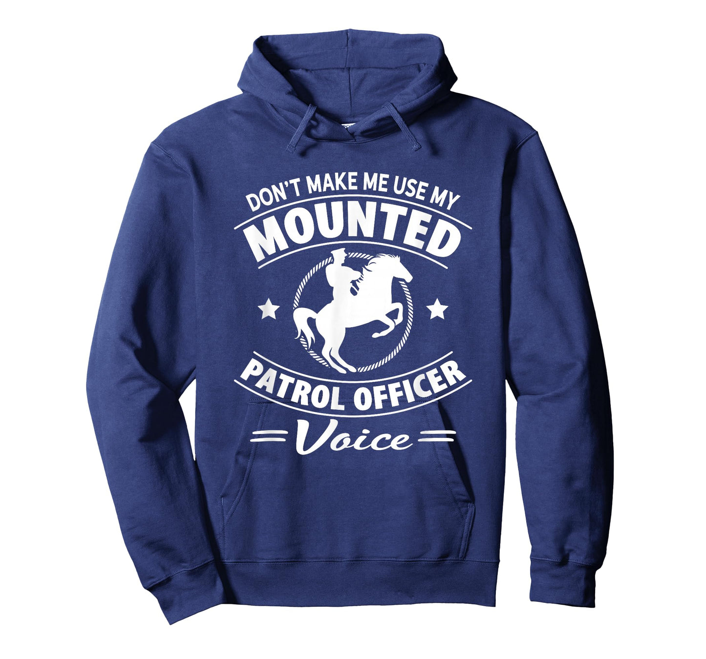 Police Horse Mounted Patrol Cops Patrol Officer Voice T-Shirt