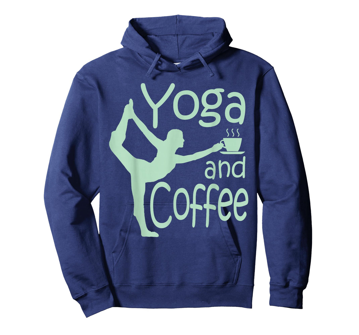 Yoga for Women with Sayings Yoga and Coffee T-Shirt