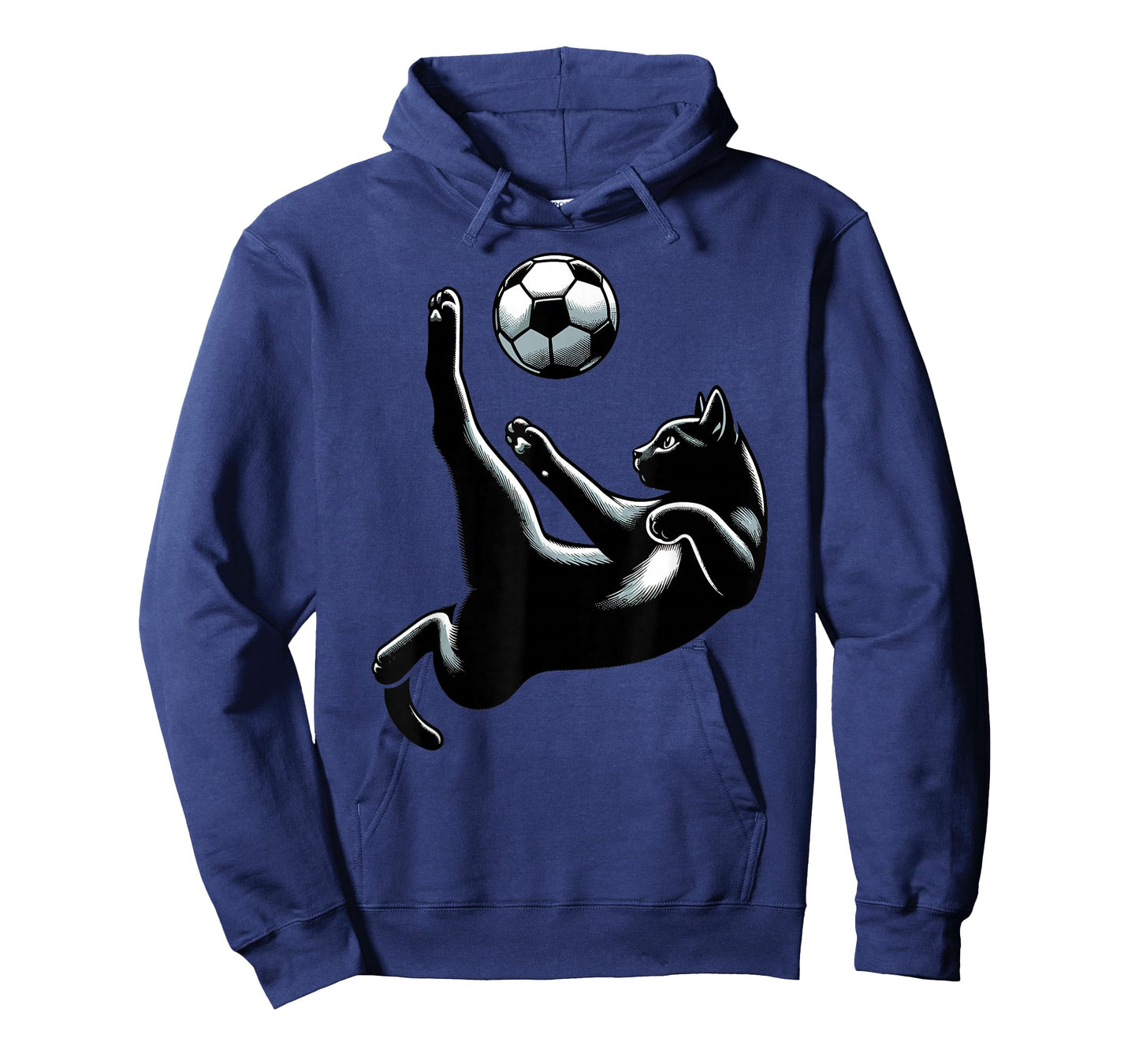 Black Cat Bicycle Kick - Soccer Fans Women Men Kids T-Shirt