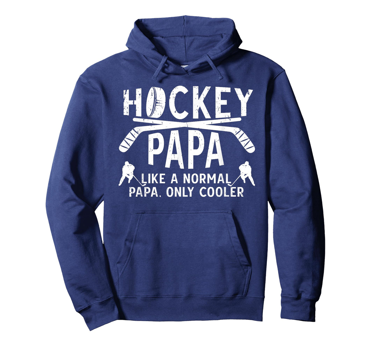 Cool Hockey Papa Grandpa Papa Of A Hockey Player T-Shirt
