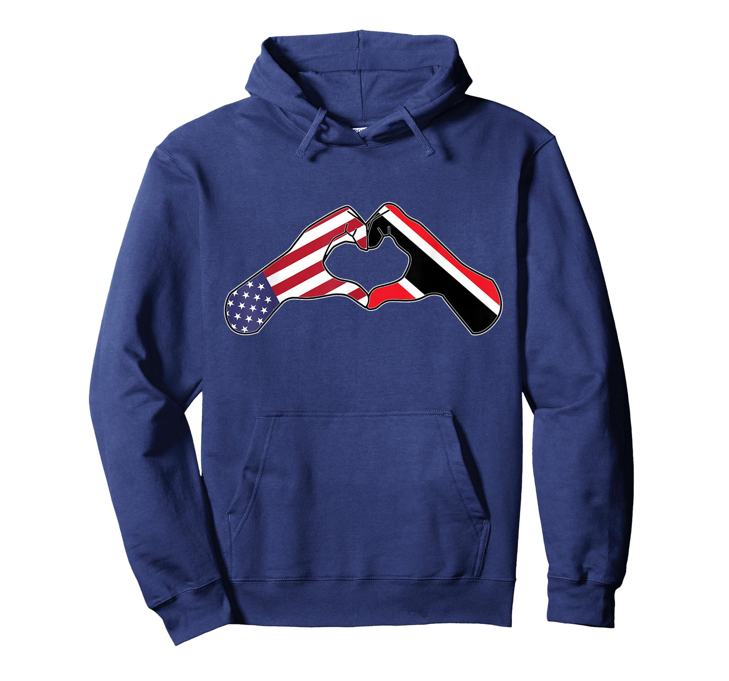 American Flag Trinidad And Tobago Heart T-Shirt