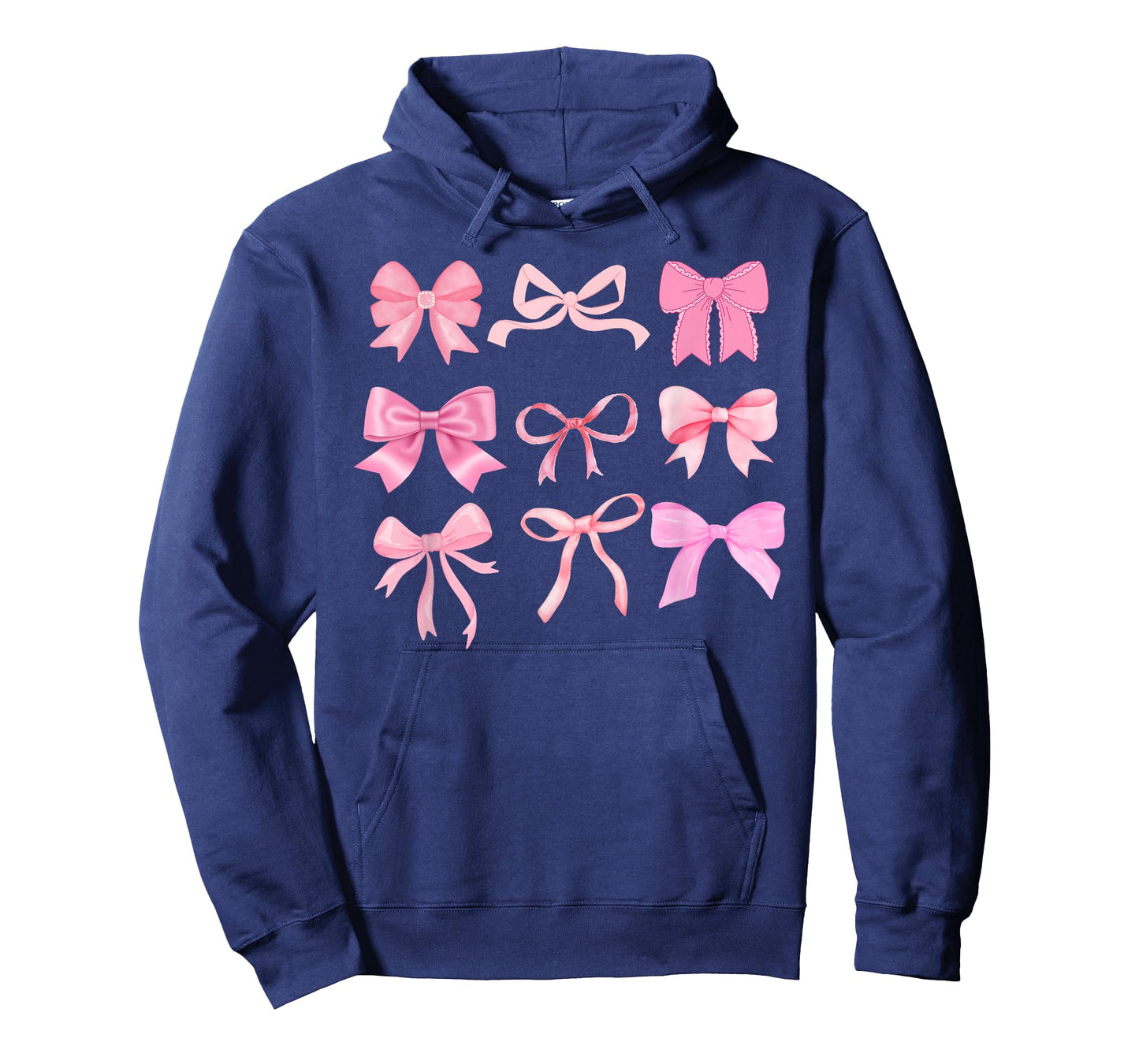 Pink Bow and Ribbon Cute Graphic for Girl Women T-Shirt