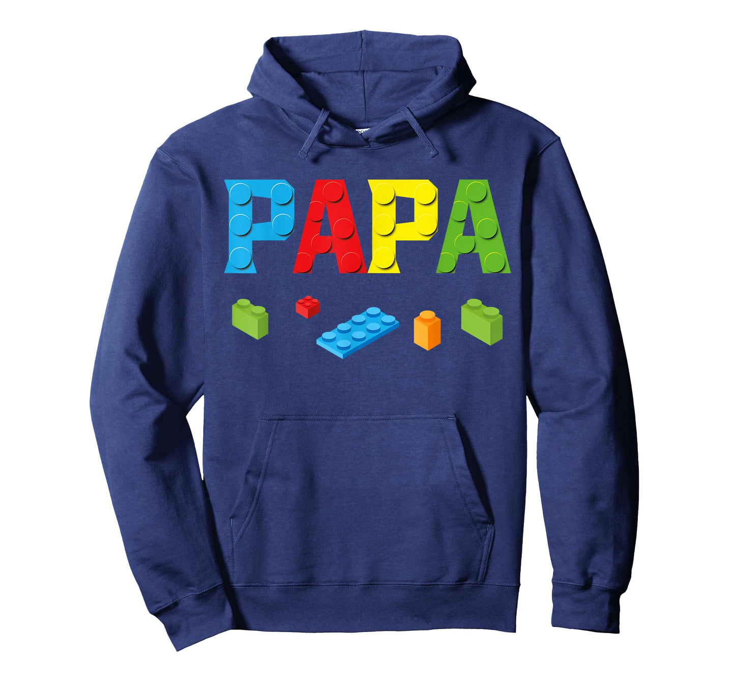 Papa Master Builder Building Bricks Blocks Family Set Parent T-Shirt