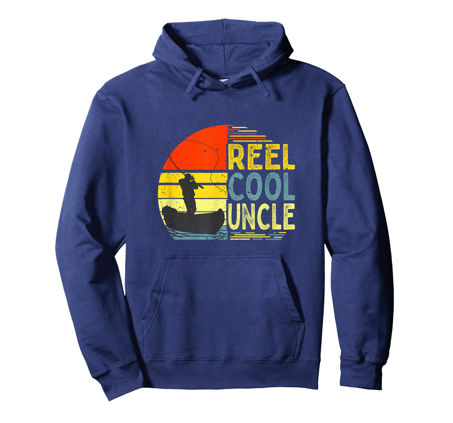 Reel Cool Uncle Fishing Daddy Fathers Day Dad Merch For Men T-Shirt