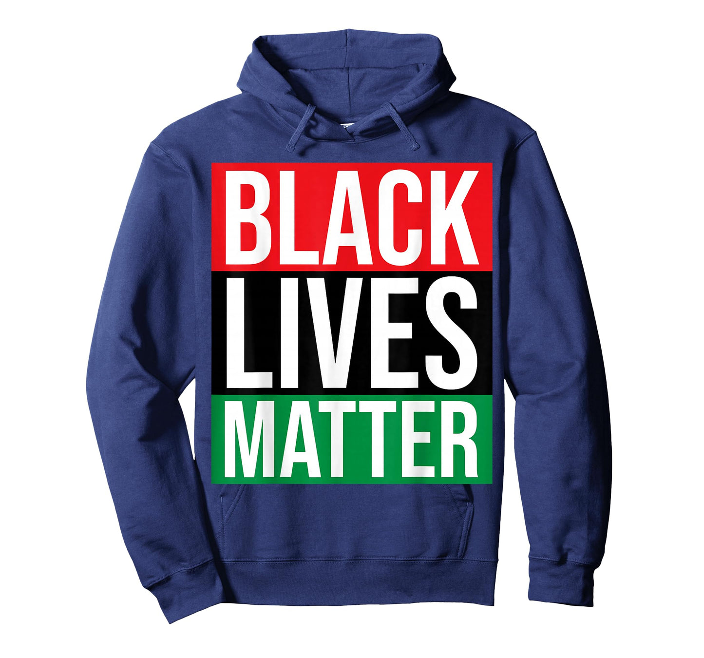 Black Lives Matter Shirt BLM with Pan-African Flag Colors T-Shirt