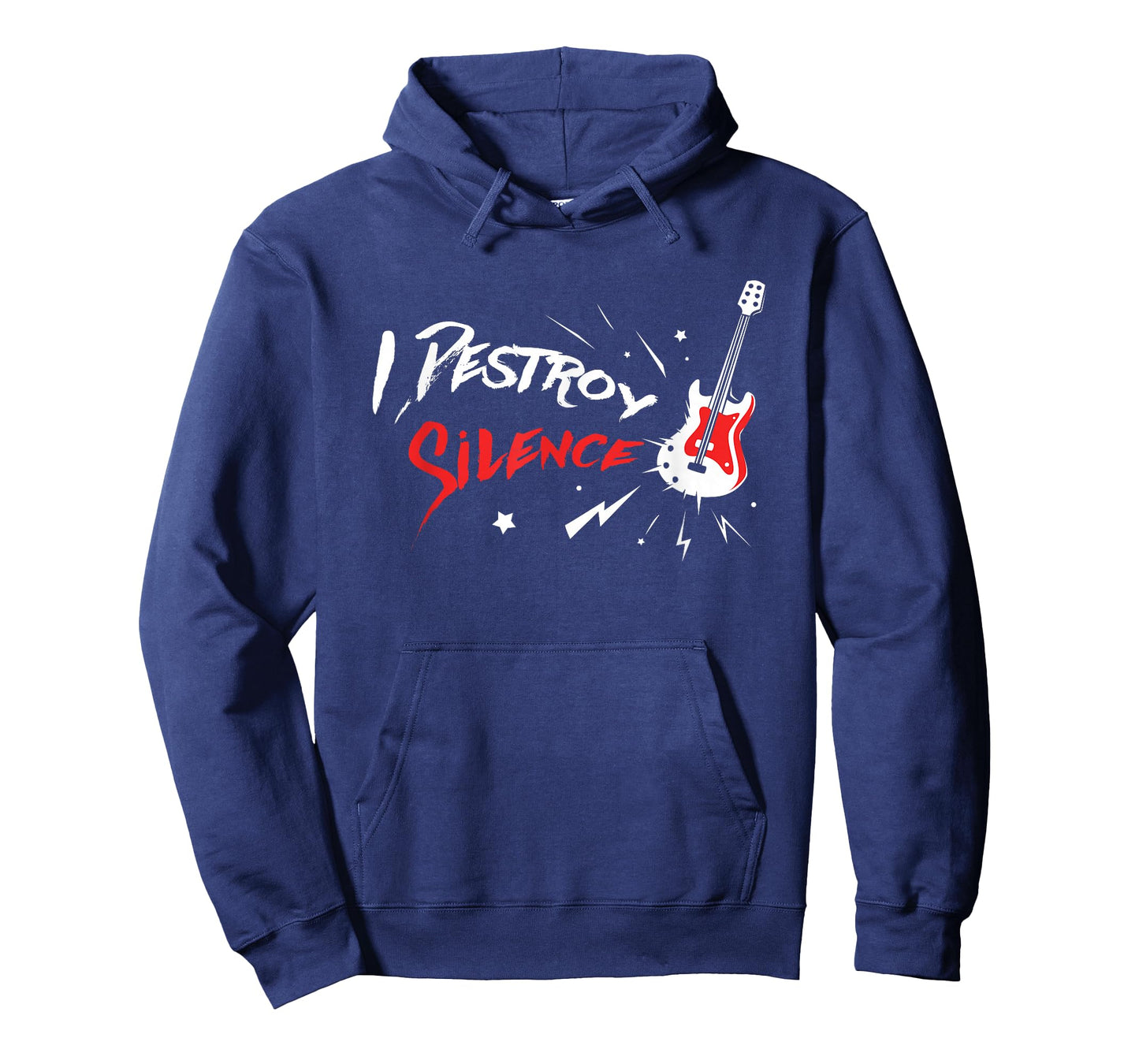 I Destroy Silence - Funny Music & Guitar Gift T-Shirt