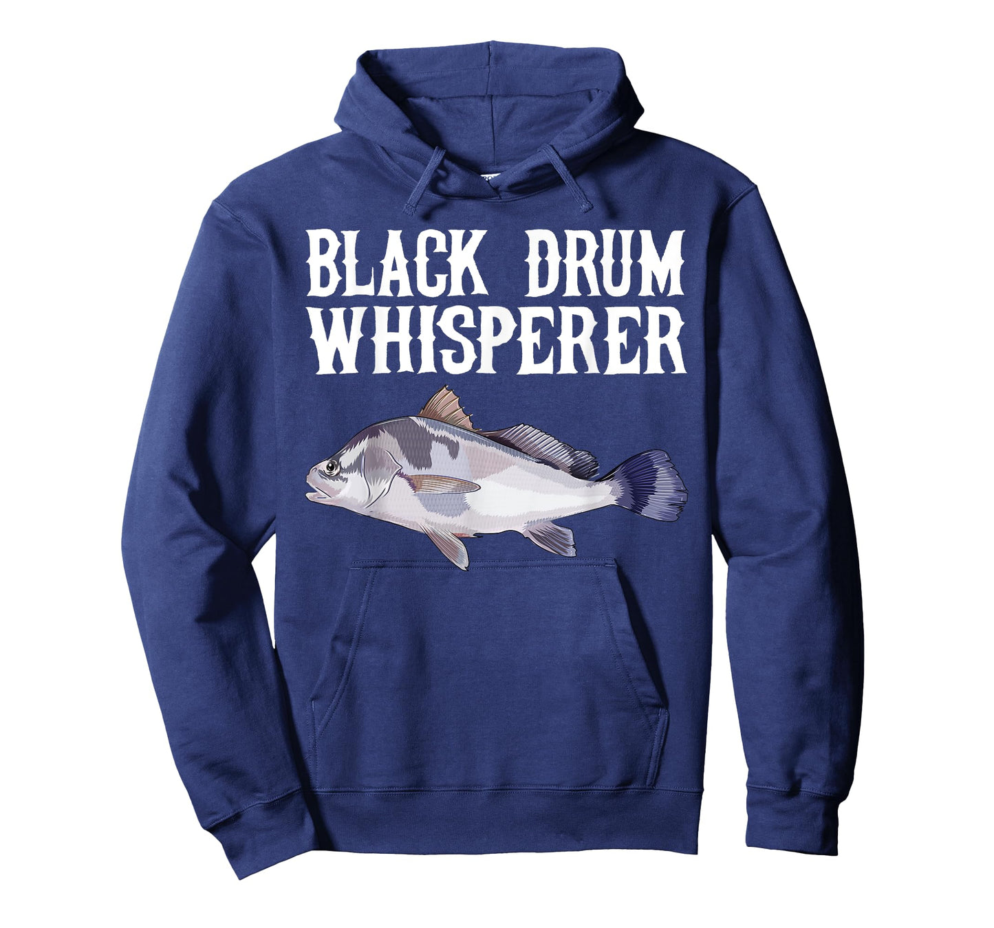 Black Drum Whisperer Funny Fish Lover T-Shirt
