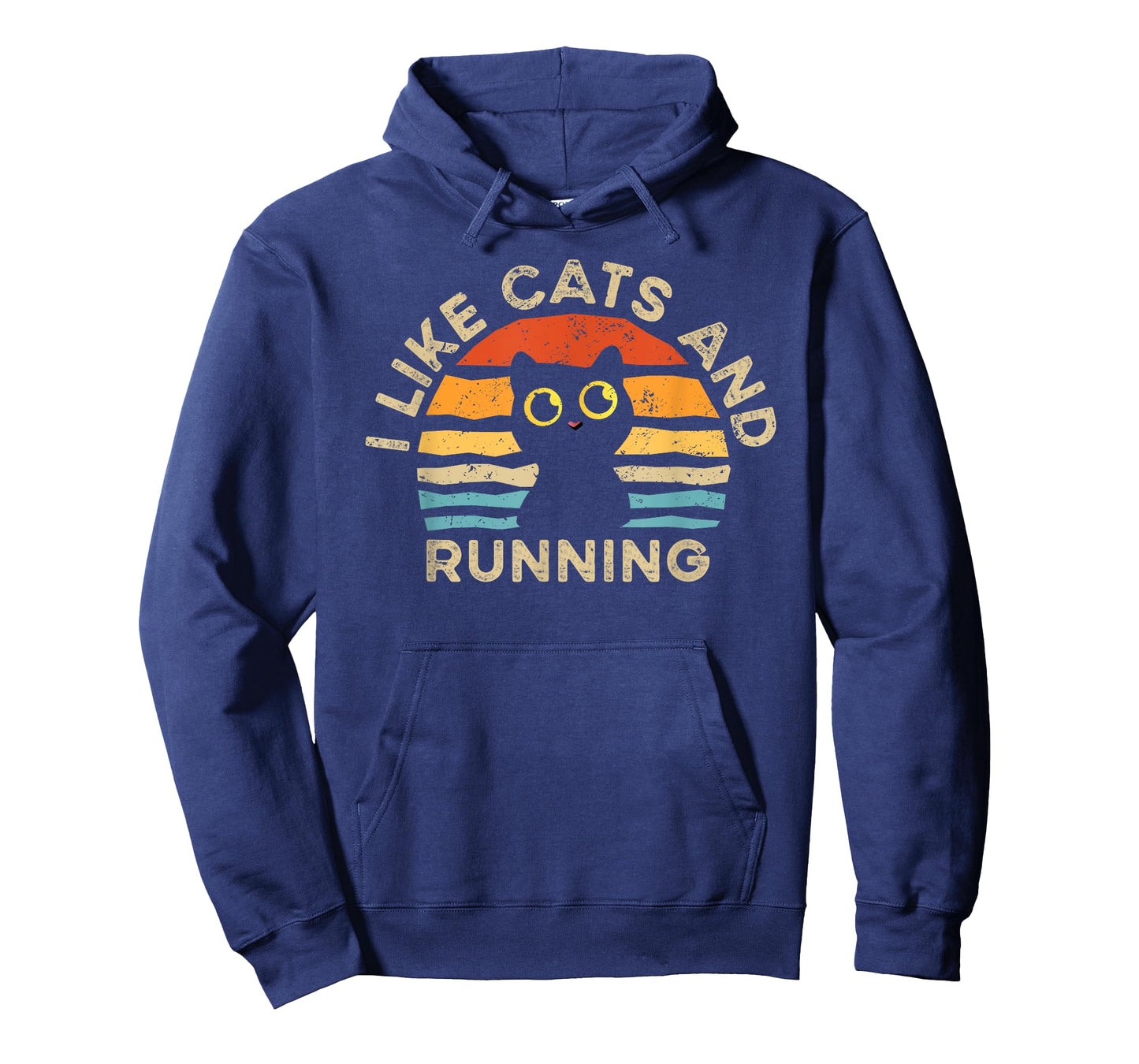 I Like Cats And Running T-Shirt