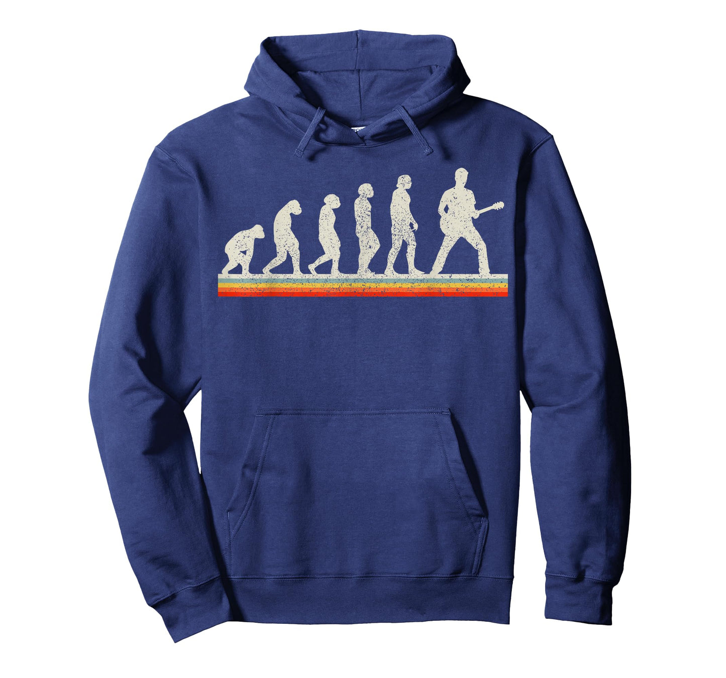 Guitar Player Evolution Vintage Retro Funny Guitar Gift T-Shirt