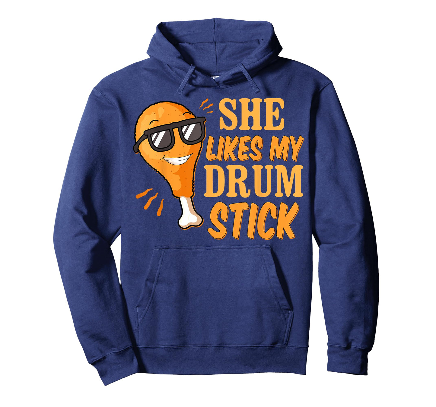 She Likes My Drum Stick Funny Couple Matching Thanksgiving T-Shirt