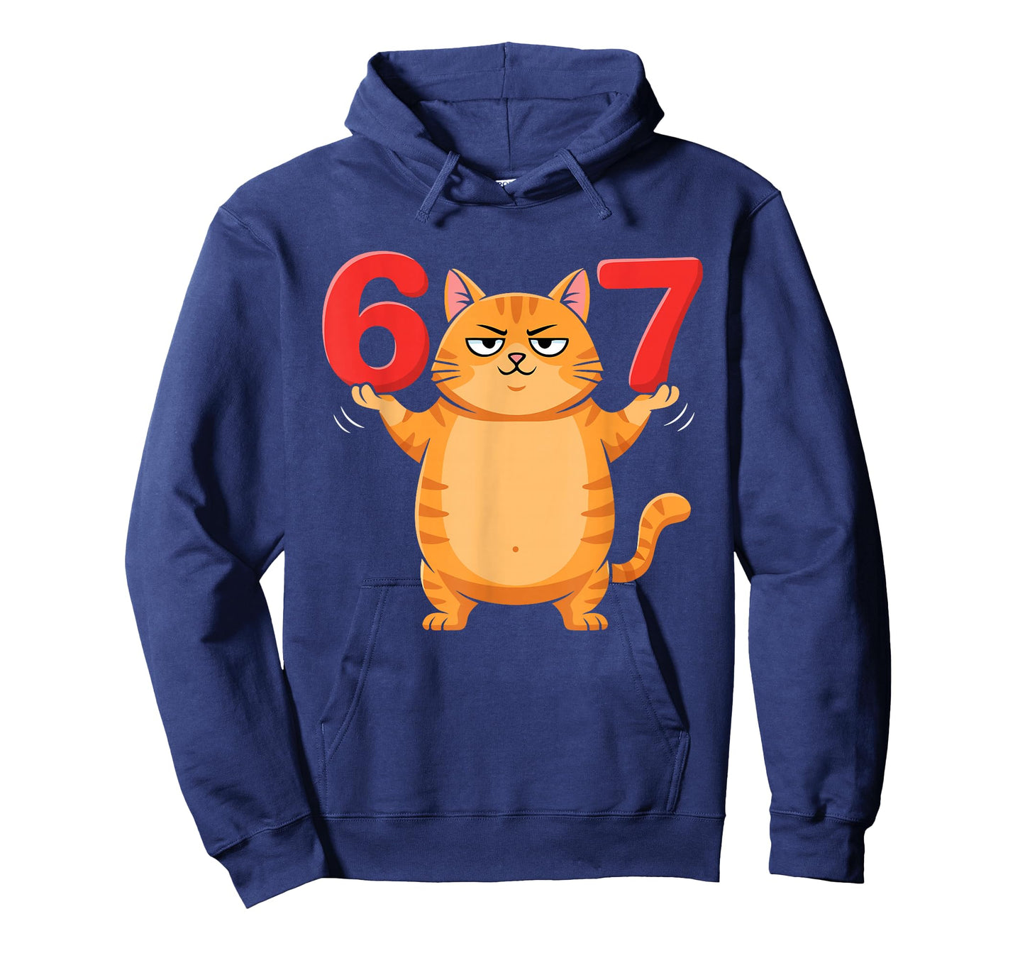 67 Funny Cat Six Seven Meme Gen Z Alpha Humor Animal Lovers T-Shirt