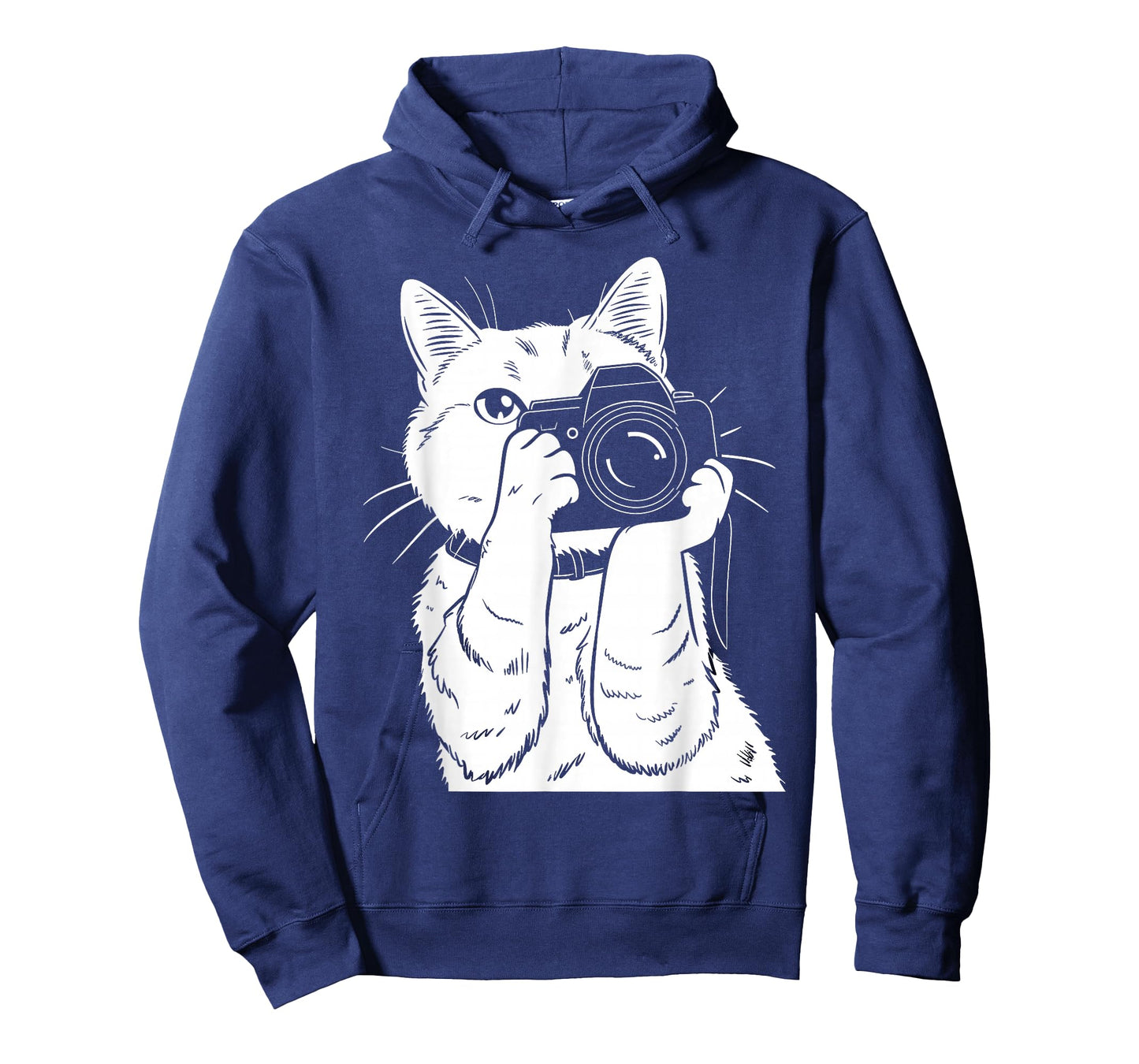 Cat With Camera Photographer Funny Cute Kawaii Photography T-Shirt