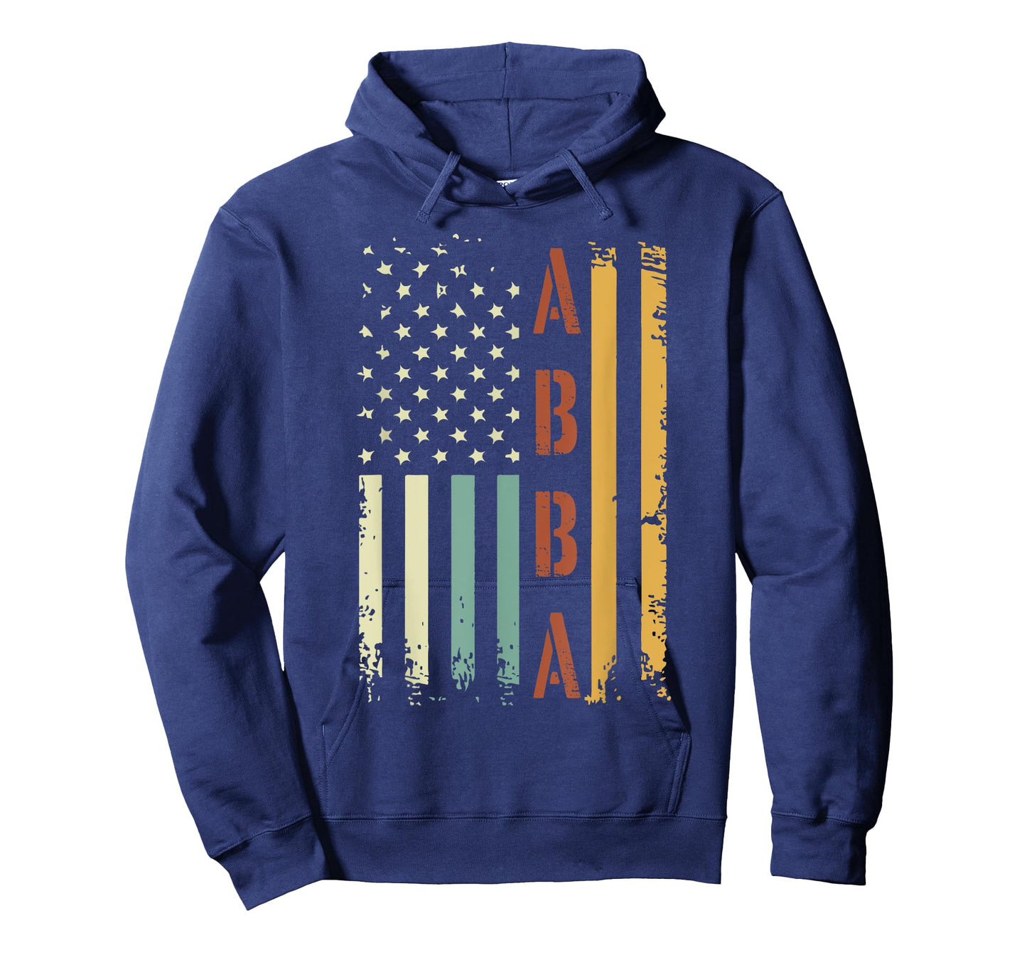 Abba Vintage American Flag Father's Day 4th of July T-Shirt