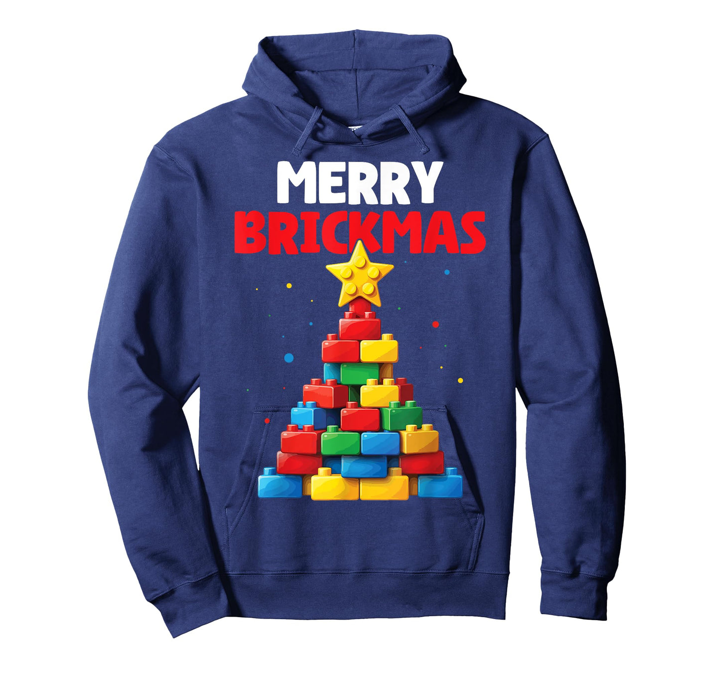 Merry Brickmas Block Building Builder Brick Master Christmas T-Shirt