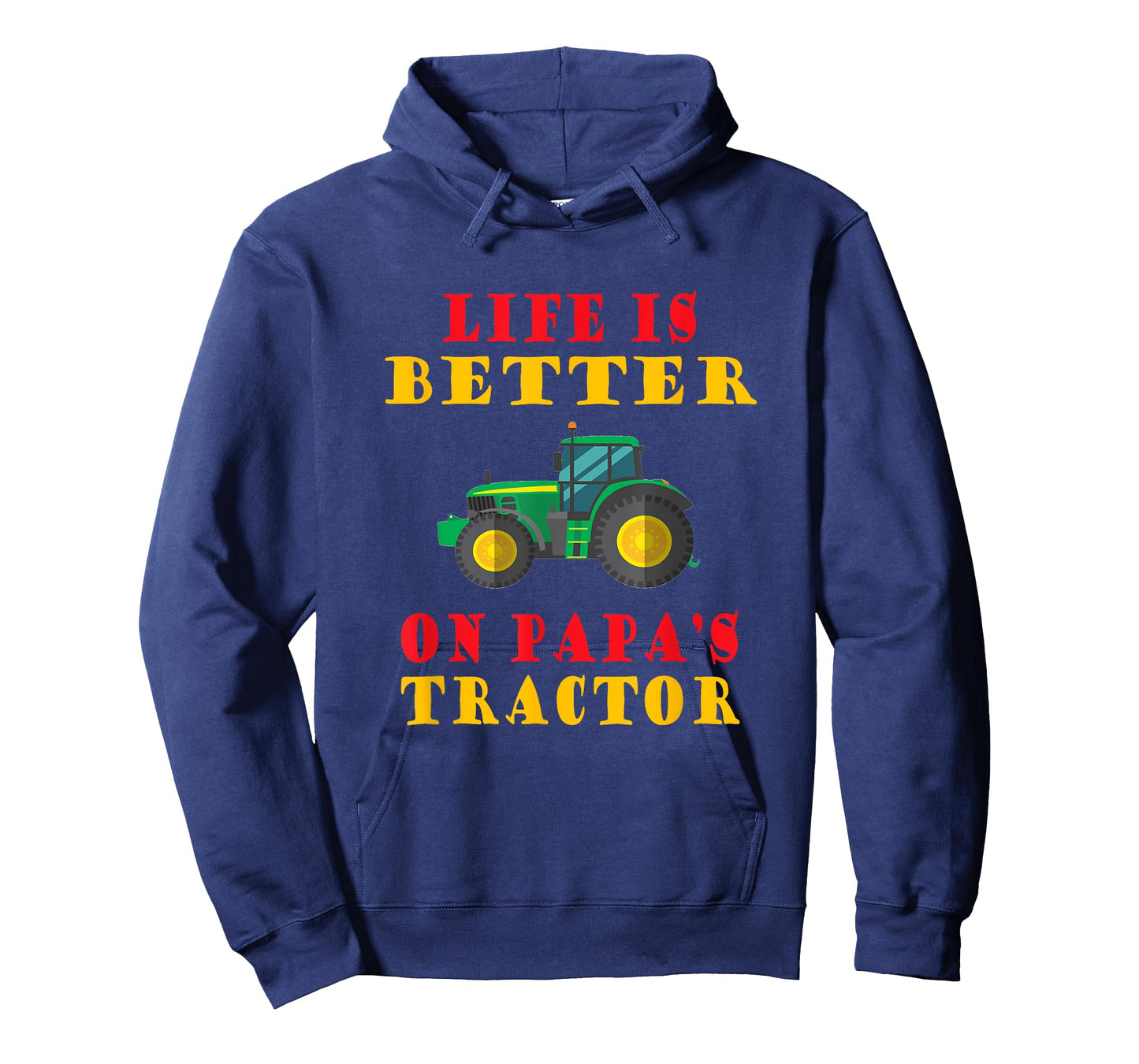 Life is better on papa's Tractor | Boys & Girls T-Shirt