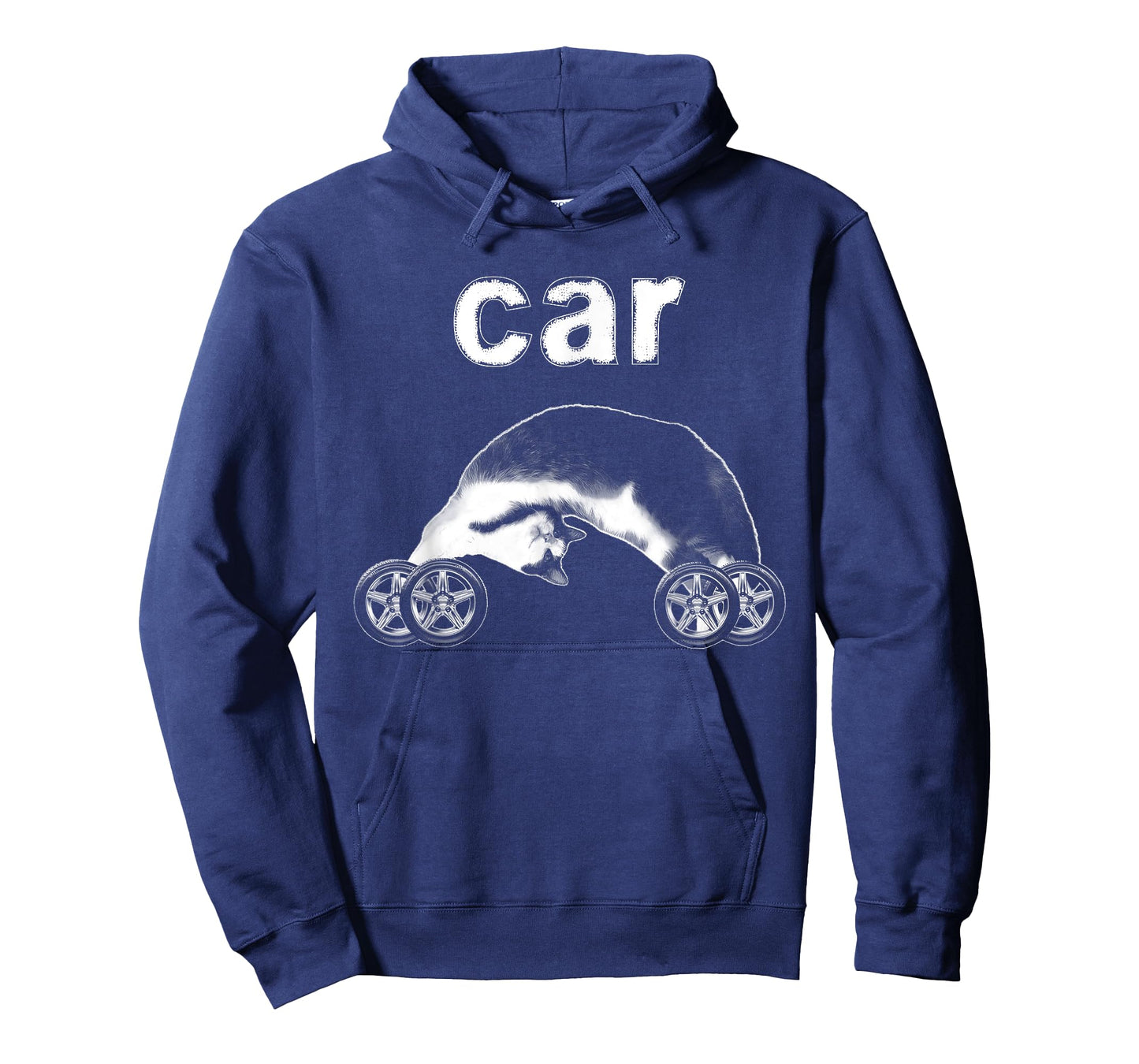 Cat Car Shirt Funny Meme Humor Kitty On Wheels Men Women T-Shirt