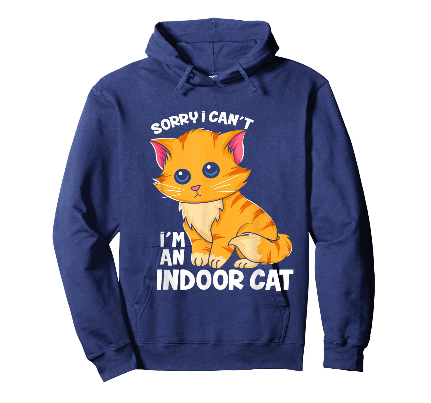 Sorry I Can't I'm An Indoor Cat - Funny Cat Owner Introvert T-Shirt