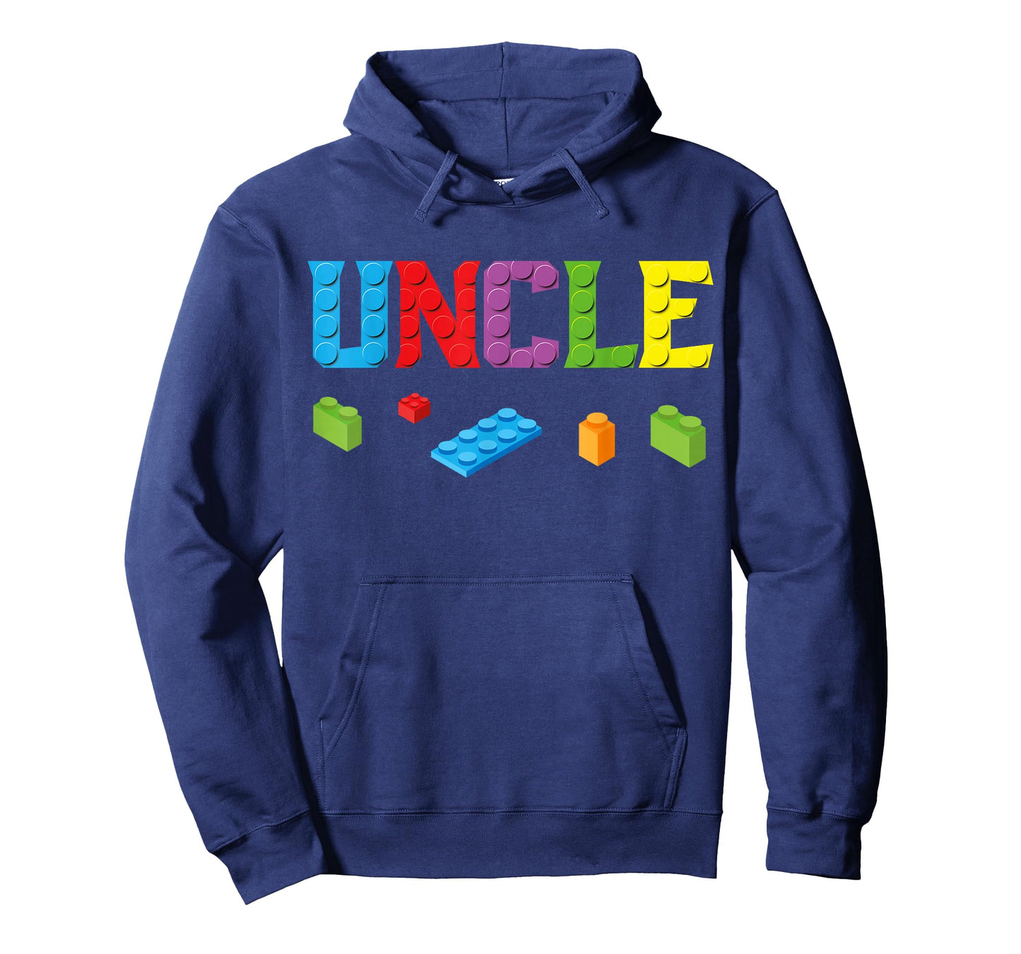 Uncle Master Builder Building Bricks Blocks Family Set Mens T-Shirt