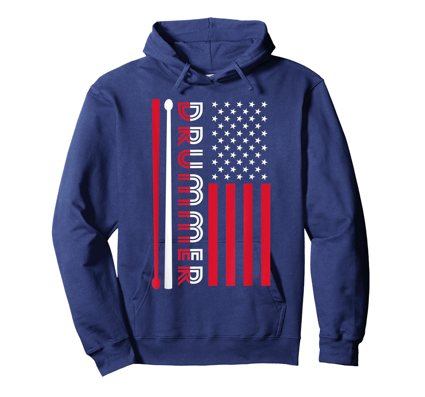 USA Flag Musician Drummer Gift Drums T-Shirt