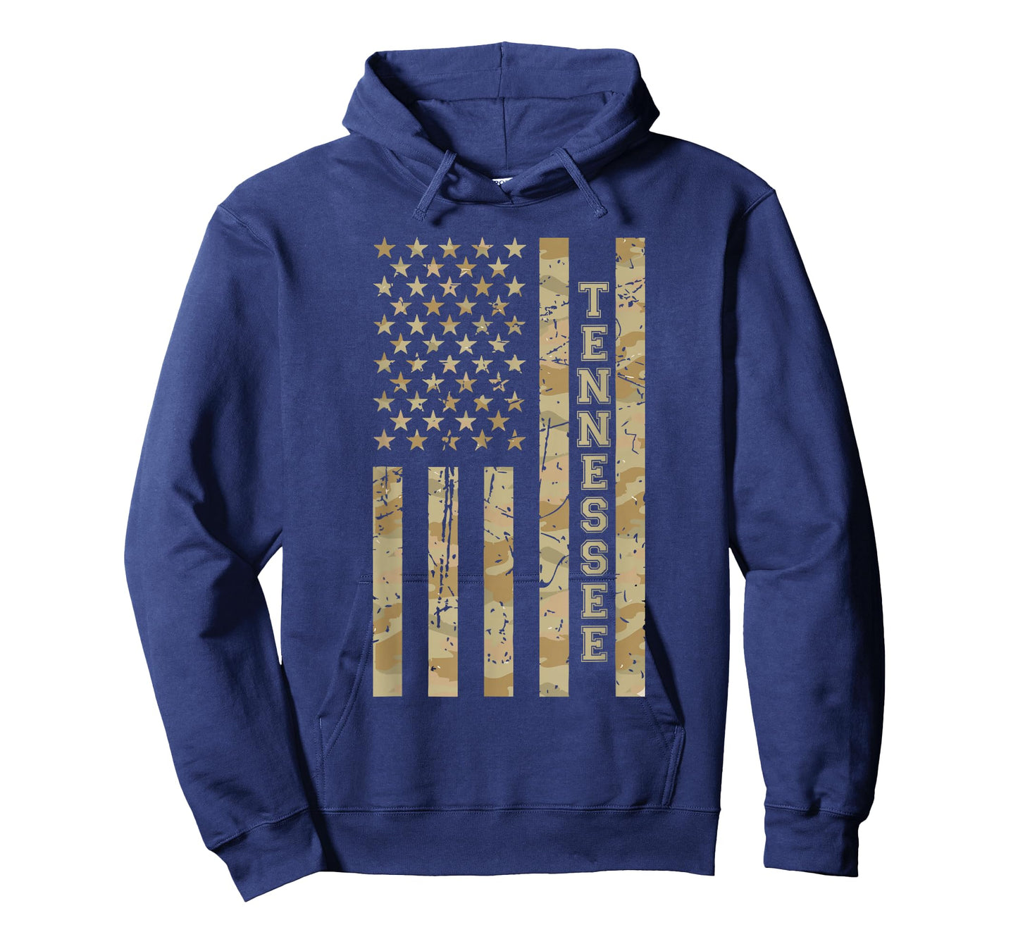 Tennessee Volunteer State Southern Desert Camo American Flag T-Shirt