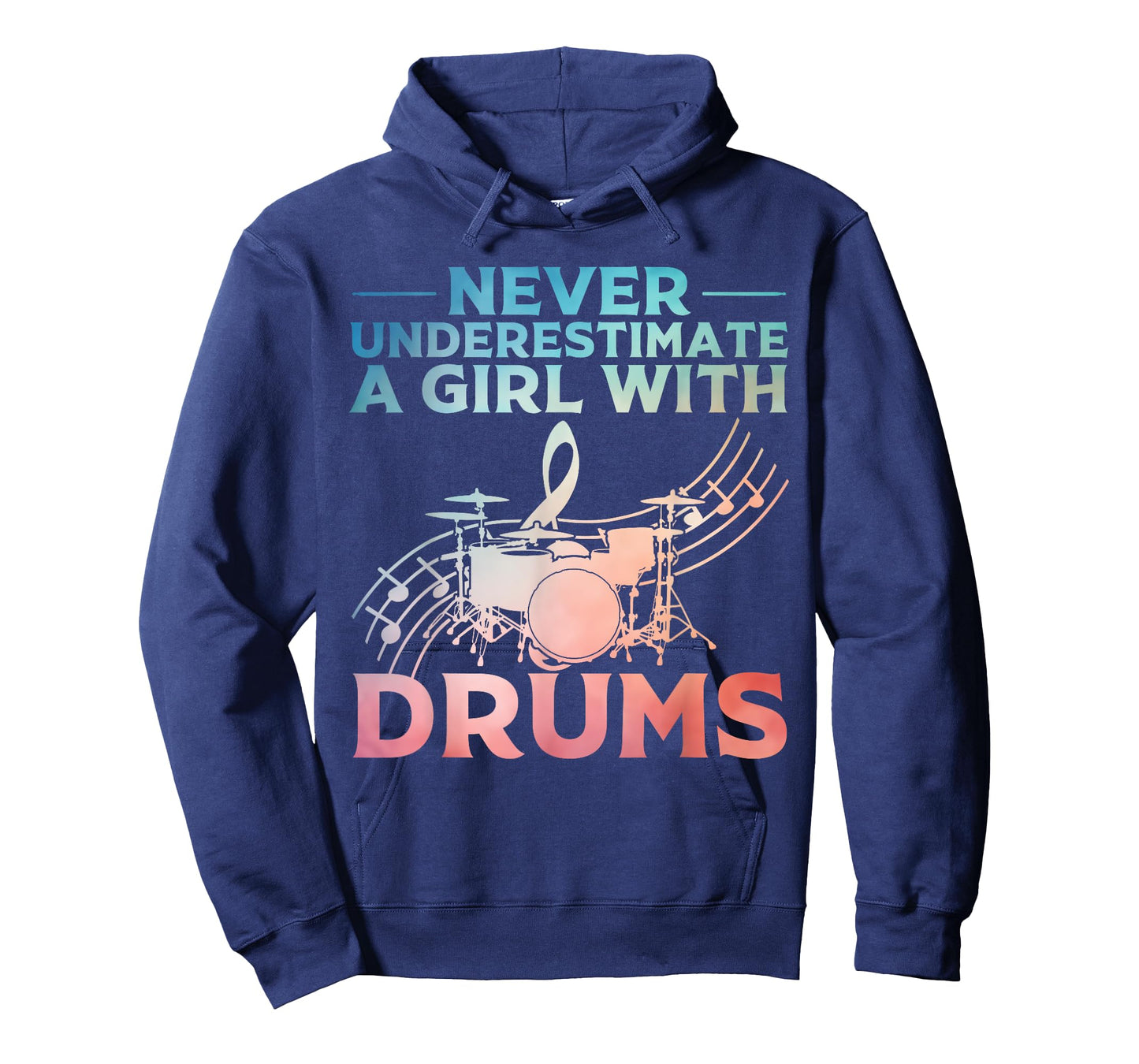 Best Drum Art For Women Girls Percussion Drumming Drummer T-Shirt