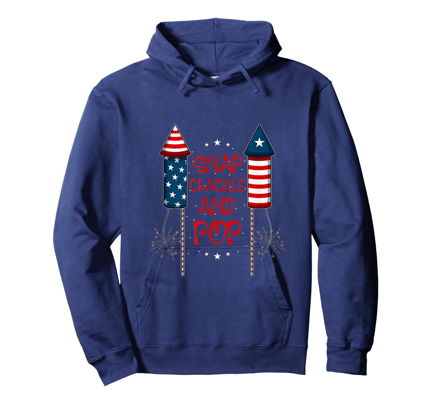 4h of July Fireworks Patriotic American Snap Crackle & Pop Women Men T-Shirt