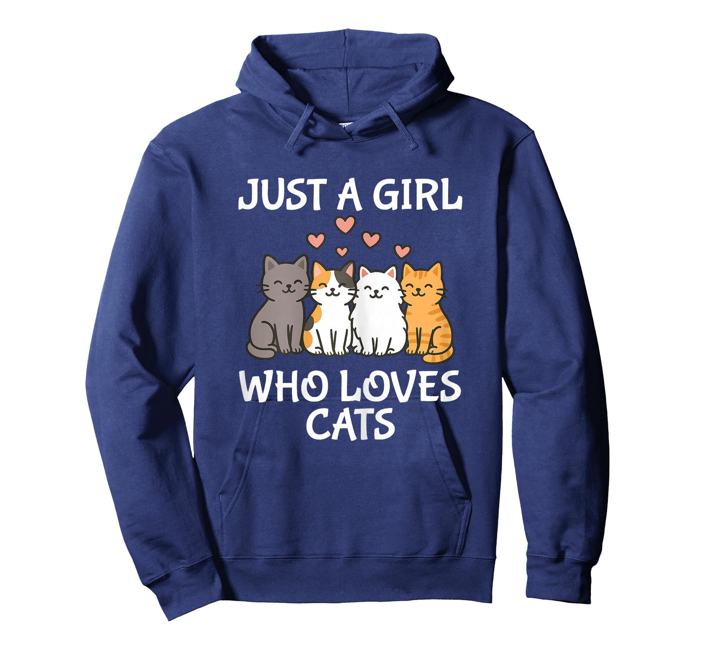 Just A Girl Who Loves Cats Cute Cat Kittens T-Shirt